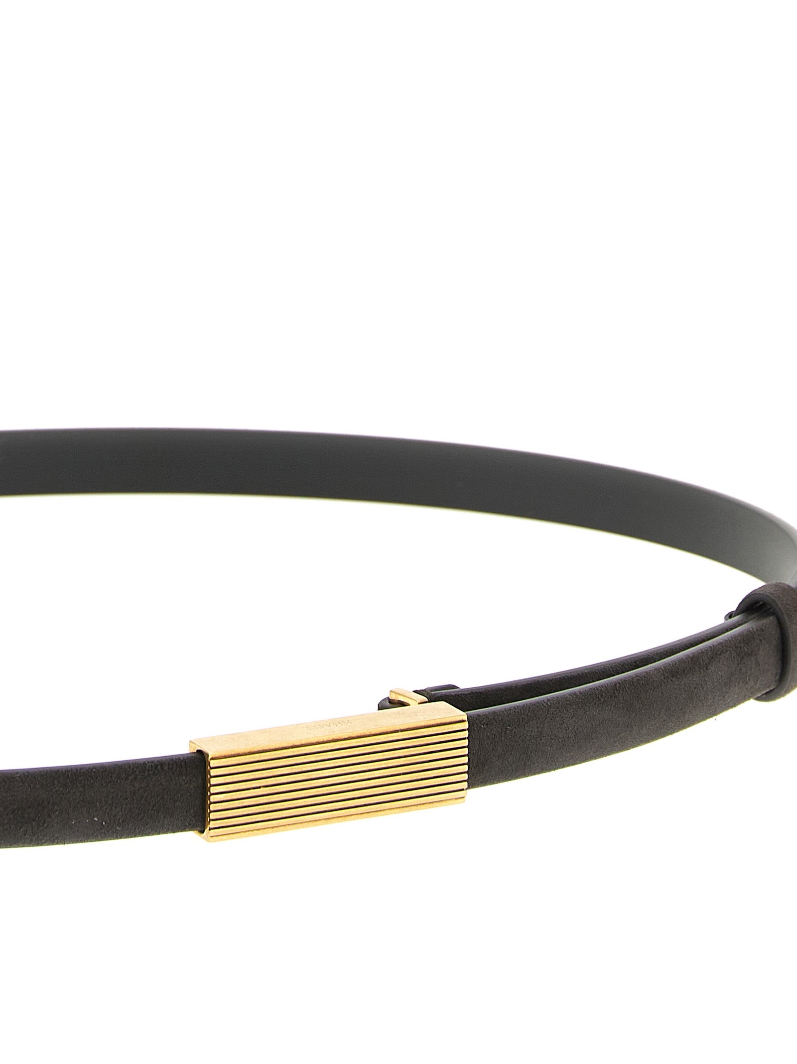 Khaite Brown Calfskin Regular Belt Curated Luxury Accessories by Orvyn
