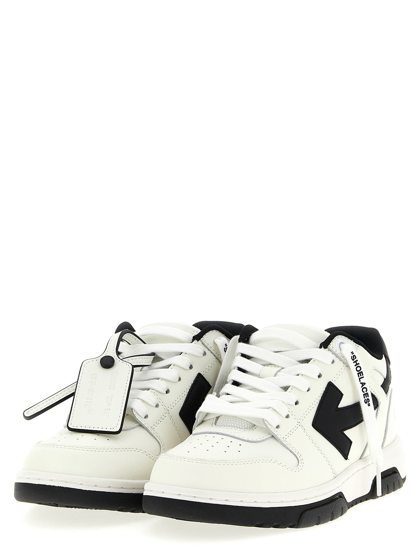 Off-White Bicolor Calfskin Low Top Sneakers Curated Luxury Accessories by Orvyn
