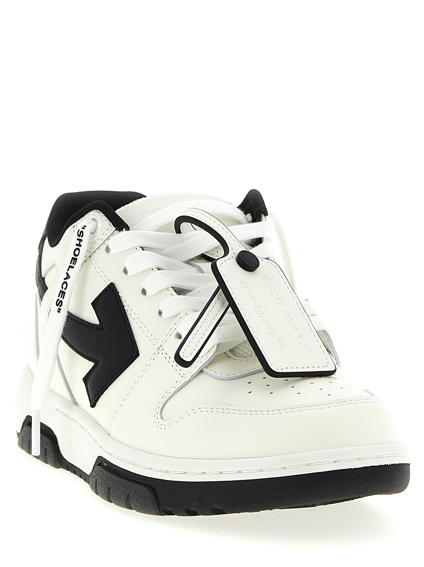 Off-White Bicolor Calfskin Low Top Sneakers Curated Luxury Accessories by Orvyn