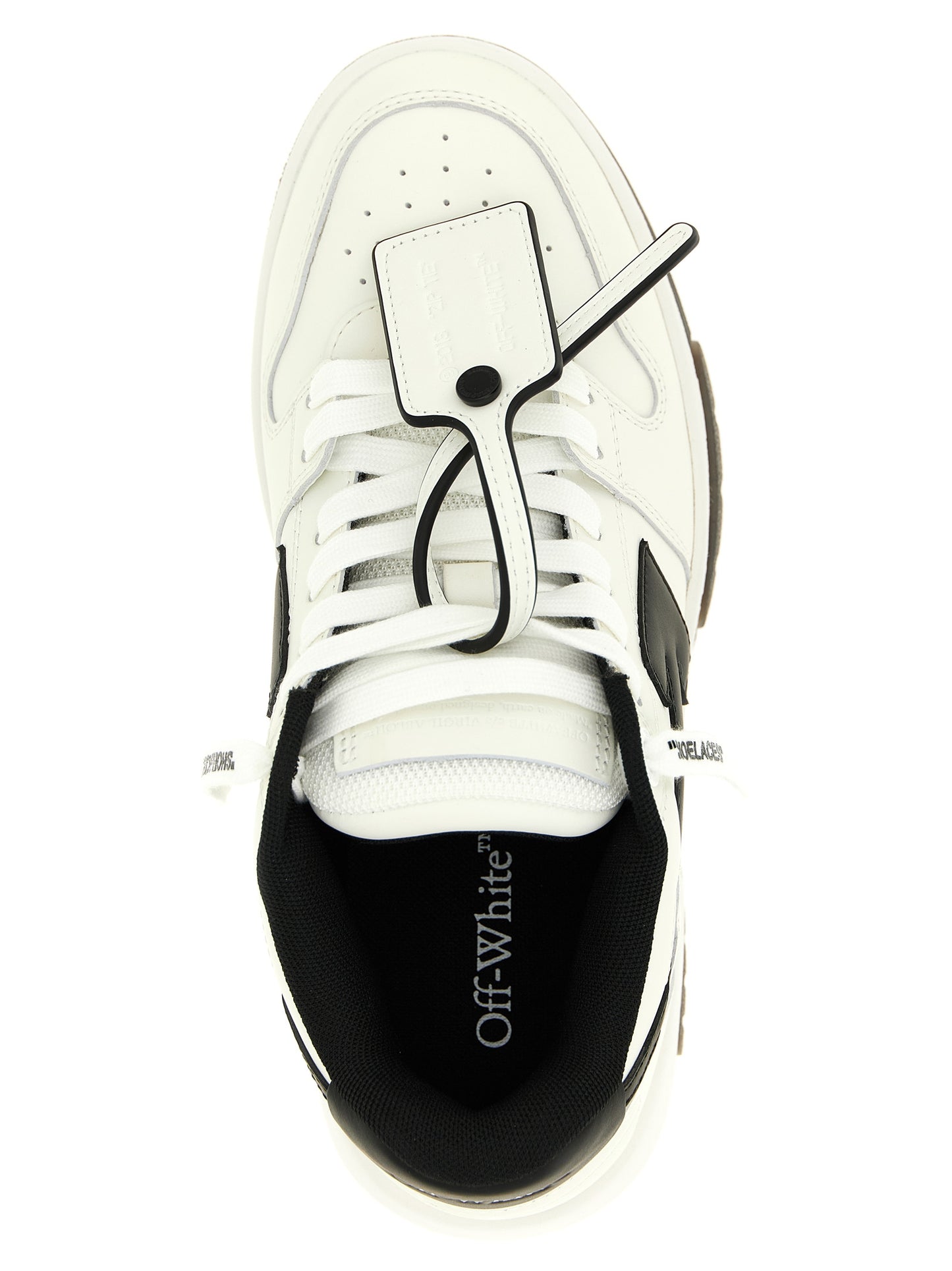 Off-White Bicolor Calfskin Low Top Sneakers Curated Luxury Accessories by Orvyn