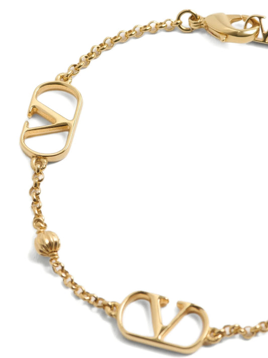 Valentino Garavani Gold Brass Bracelet Curated Luxury Accessories by Orvyn