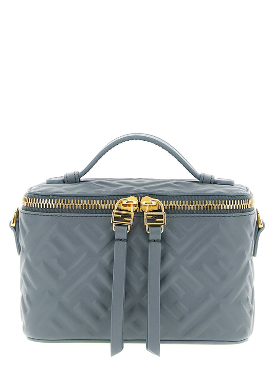 Fendi Blue Lamb Leather Handbag Curated Luxury Accessories by Orvyn