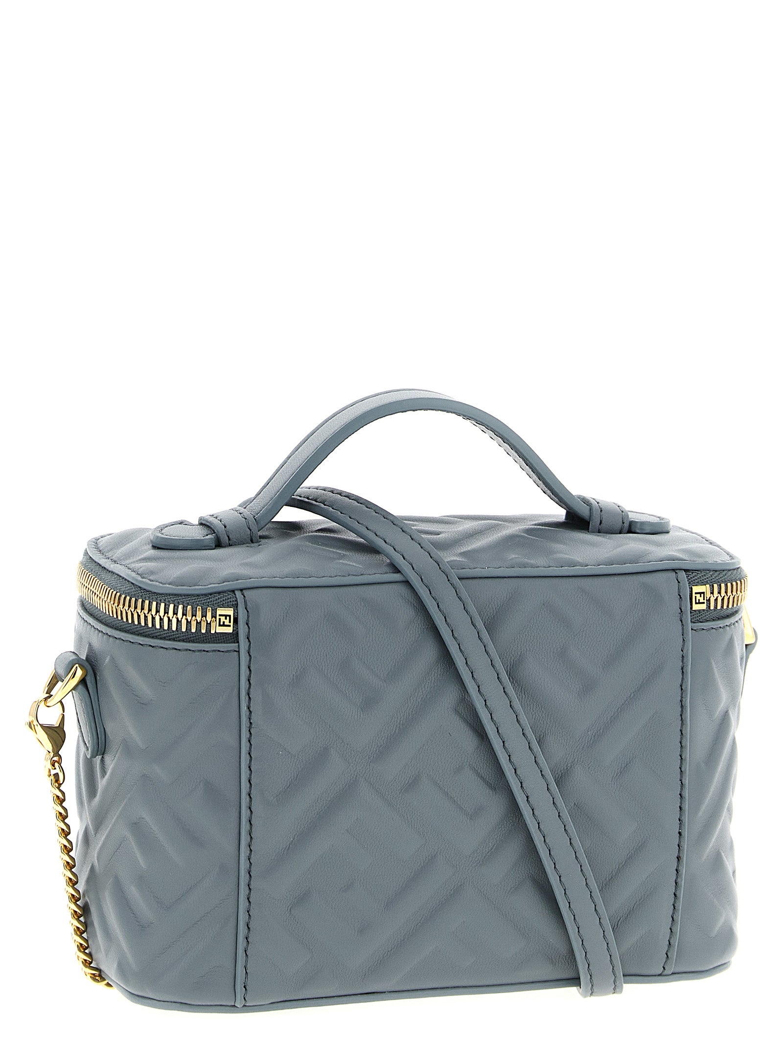 Fendi Blue Lamb Leather Handbag Curated Luxury Accessories by Orvyn