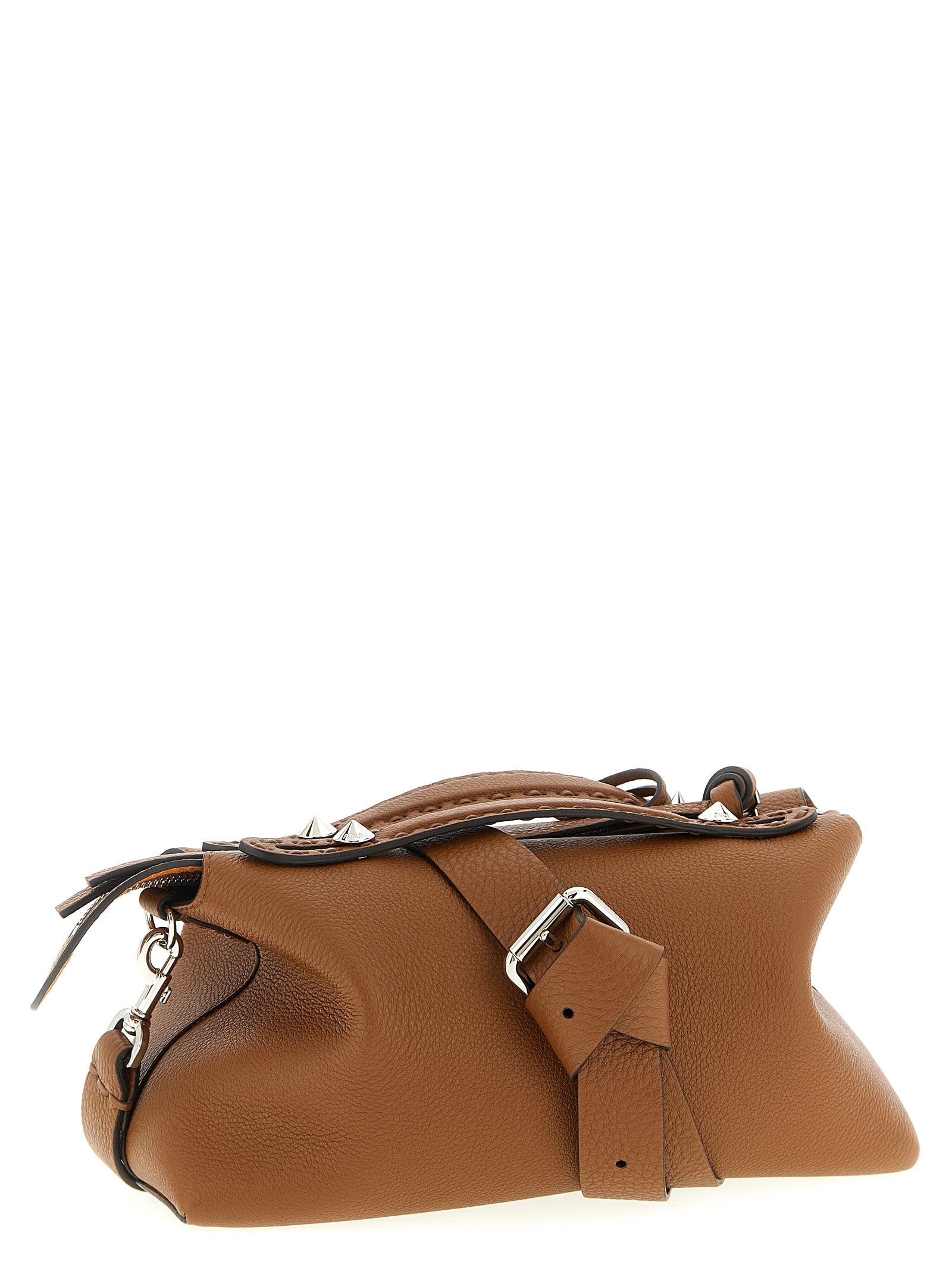 Fendi Brown Calfskin Handbag Curated Luxury Accessories by Orvyn