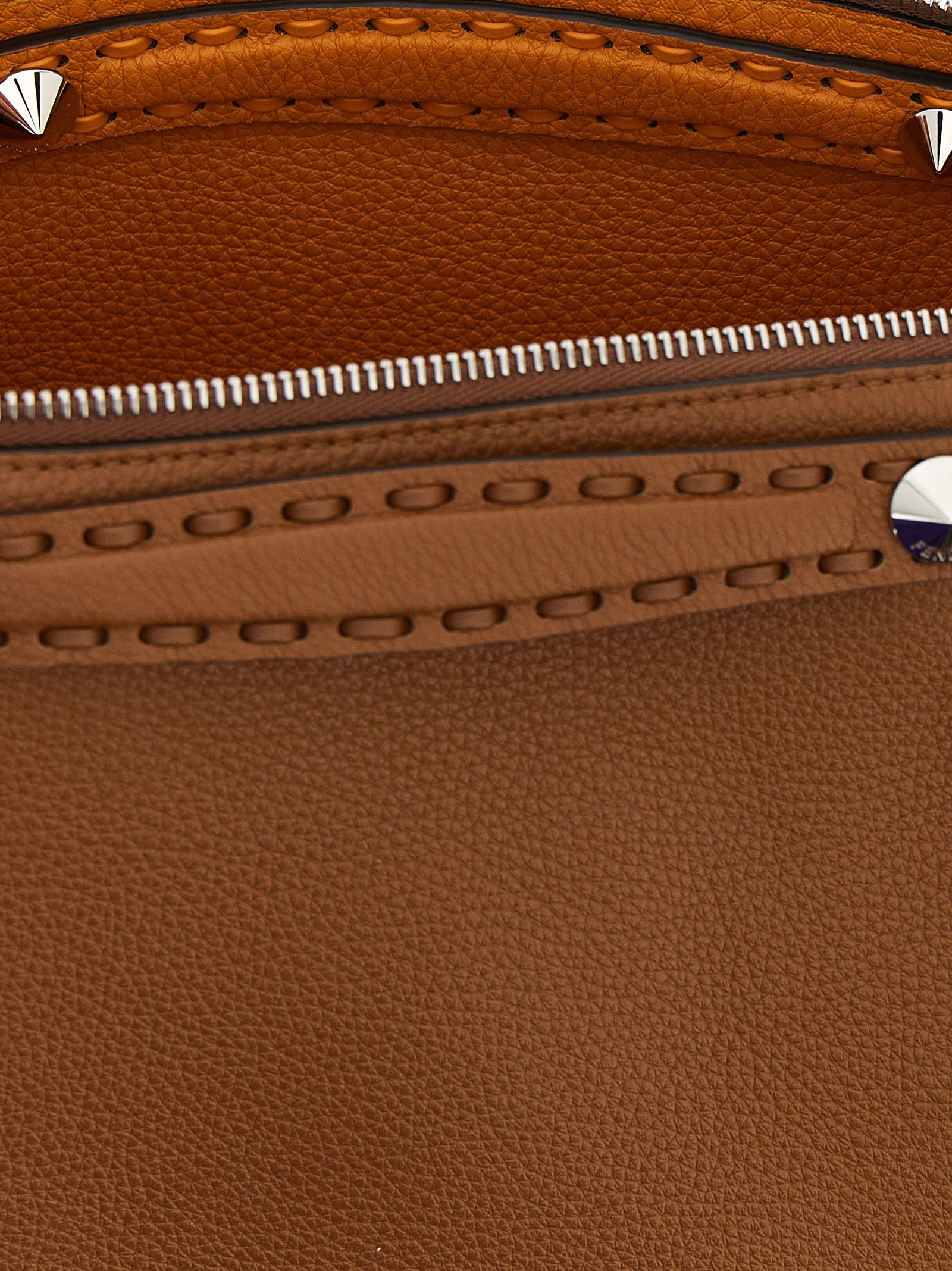 Fendi Brown Calfskin Handbag Curated Luxury Accessories by Orvyn