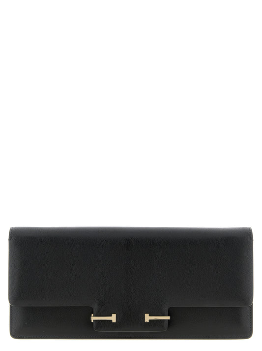 Tom Ford Black Goatskin Shoulder Bag Curated Luxury Accessories by Orvyn