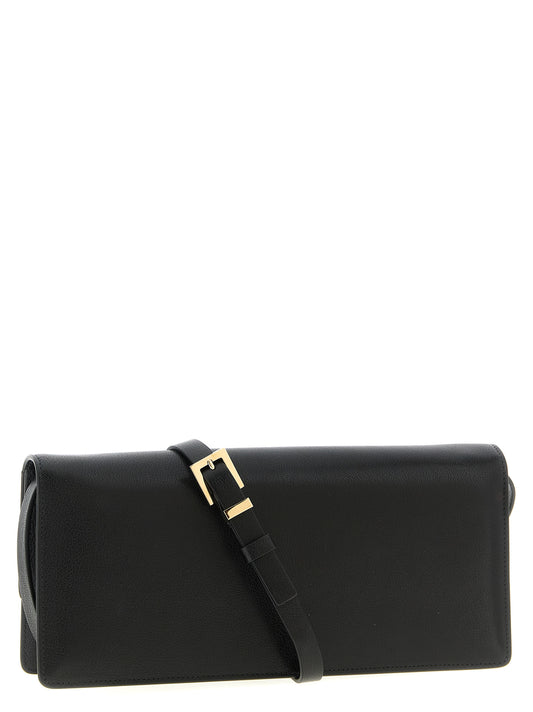 Tom Ford Black Goatskin Shoulder Bag Curated Luxury Accessories by Orvyn