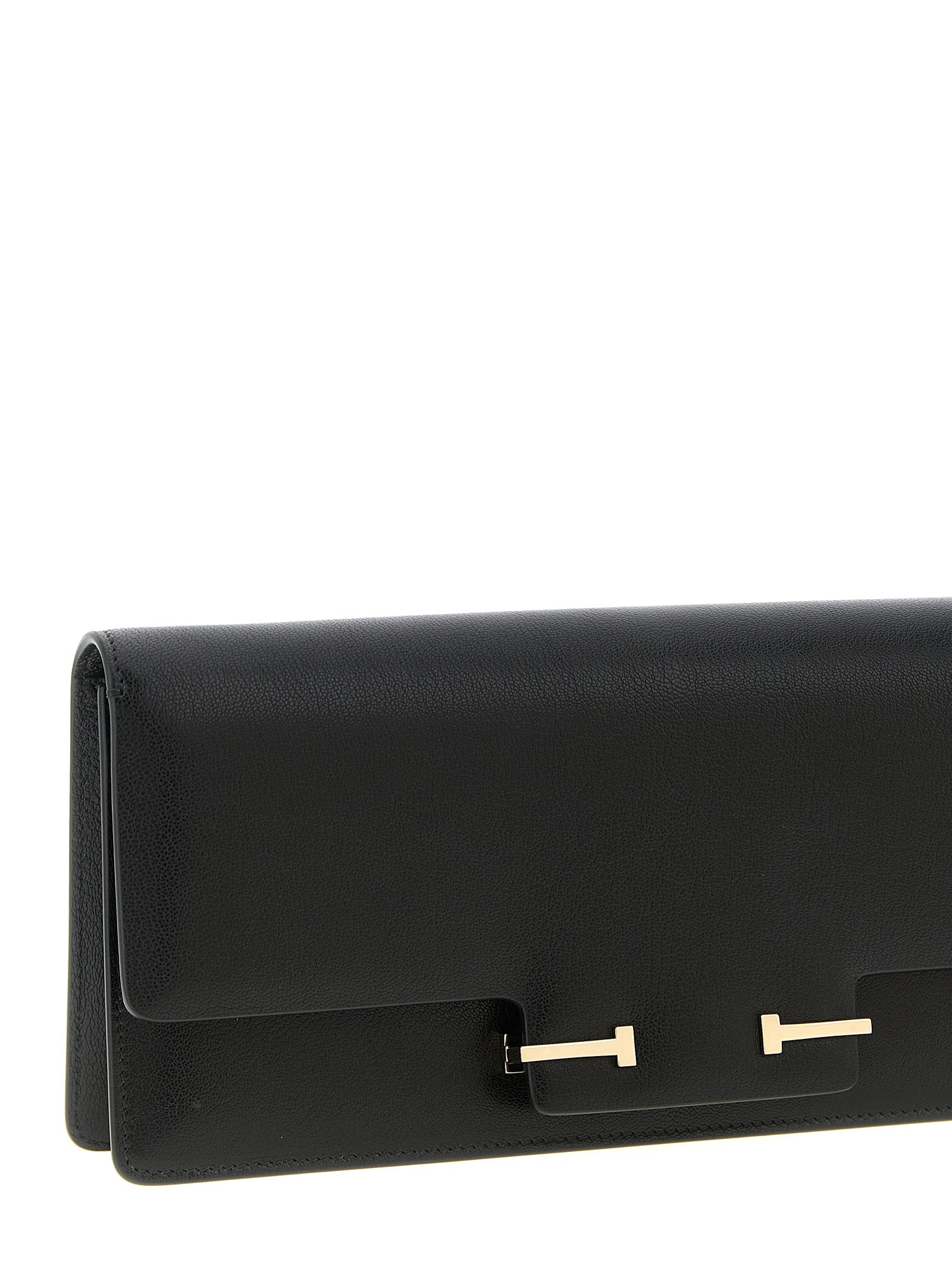 Tom Ford Black Goatskin Shoulder Bag Curated Luxury Accessories by Orvyn