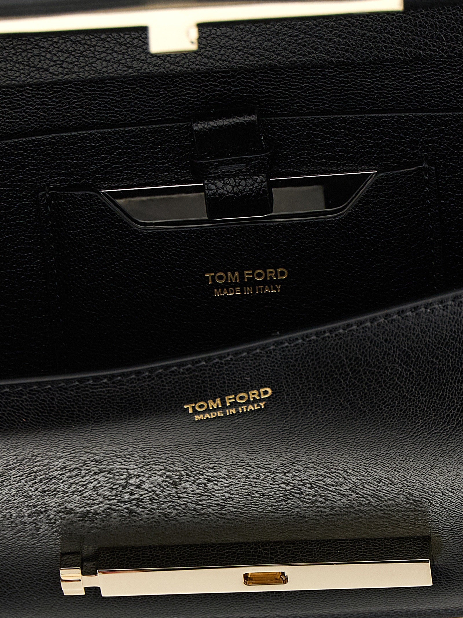 Tom Ford Black Goatskin Shoulder Bag Curated Luxury Accessories by Orvyn