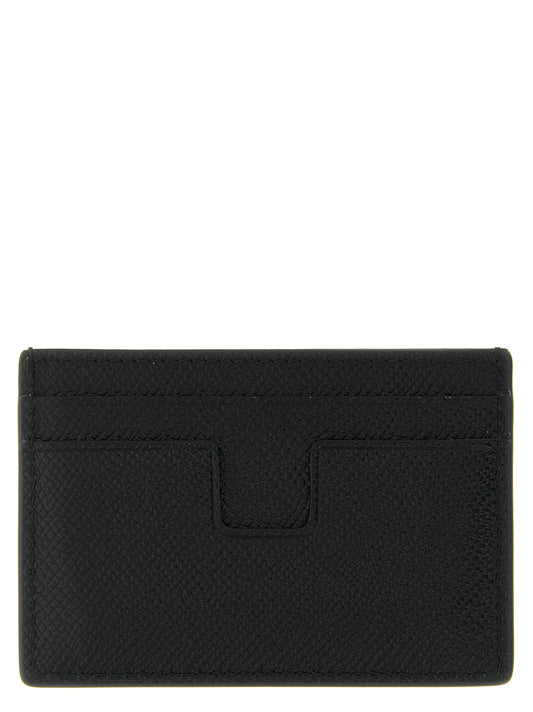 Tom Ford Black Calfskin Cardholder Curated Luxury Accessories by Orvyn