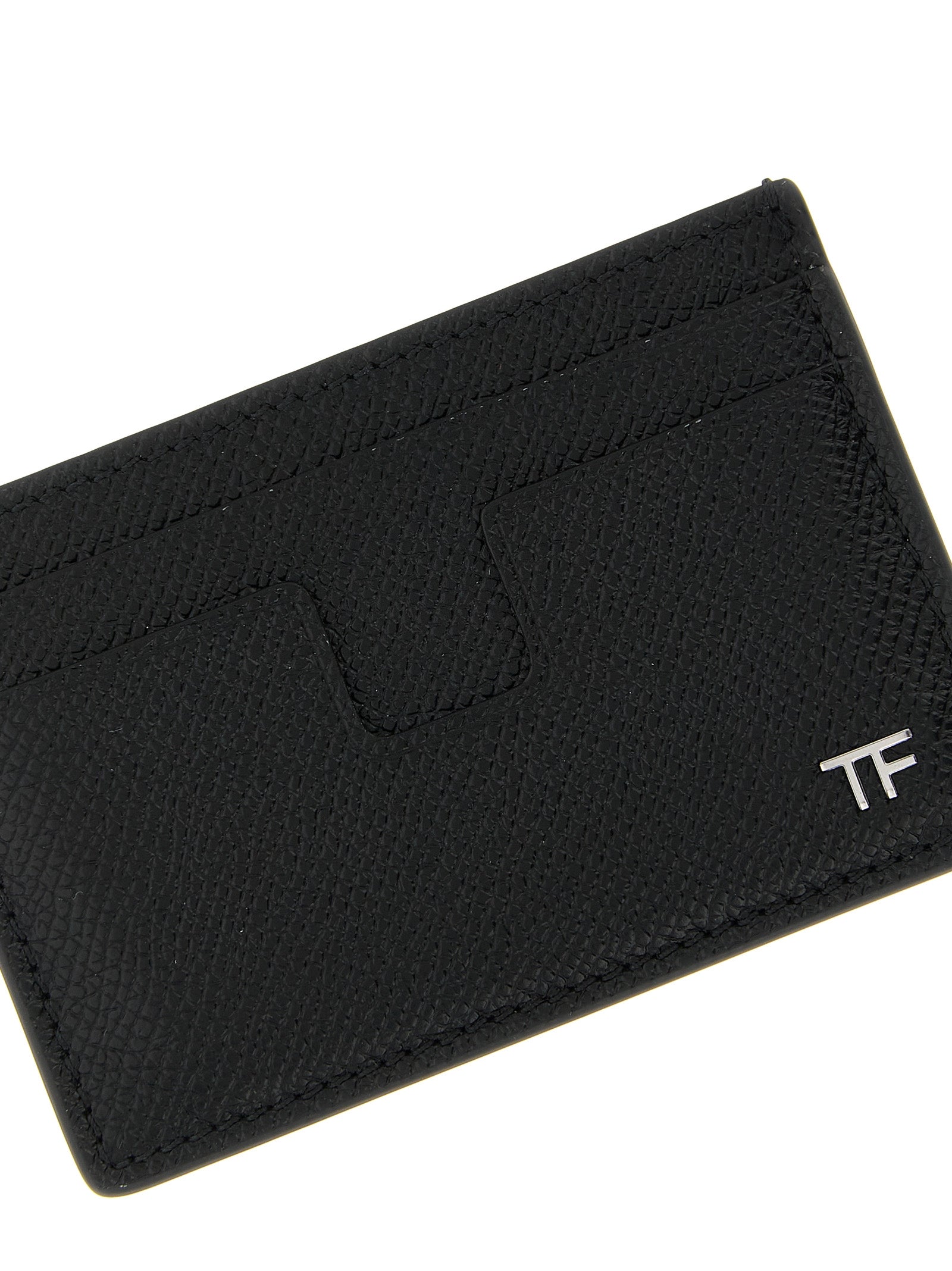 Tom Ford Black Calfskin Cardholder Curated Luxury Accessories by Orvyn