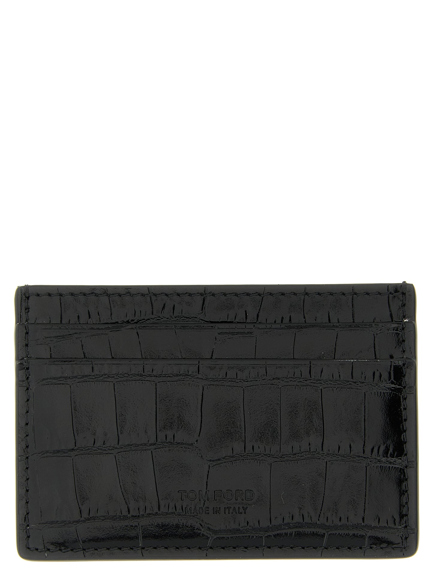 Tom Ford Black Calfskin Cardholder Curated Luxury Accessories by Orvyn