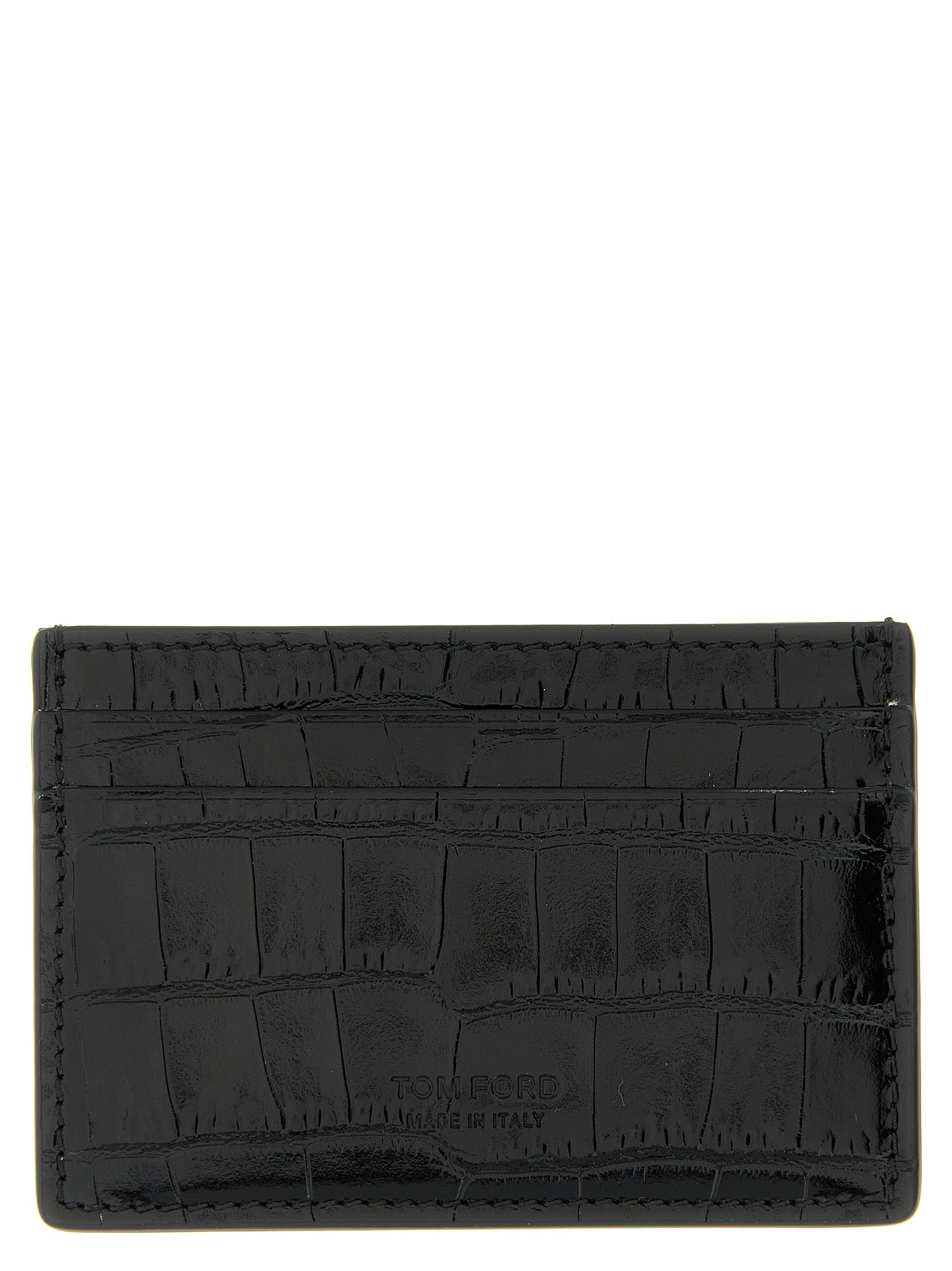 Tom Ford Black Calfskin Cardholder Curated Luxury Accessories by Orvyn