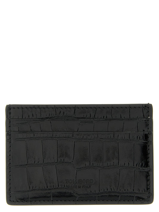 Tom Ford Black Calfskin Cardholder Curated Luxury Accessories by Orvyn