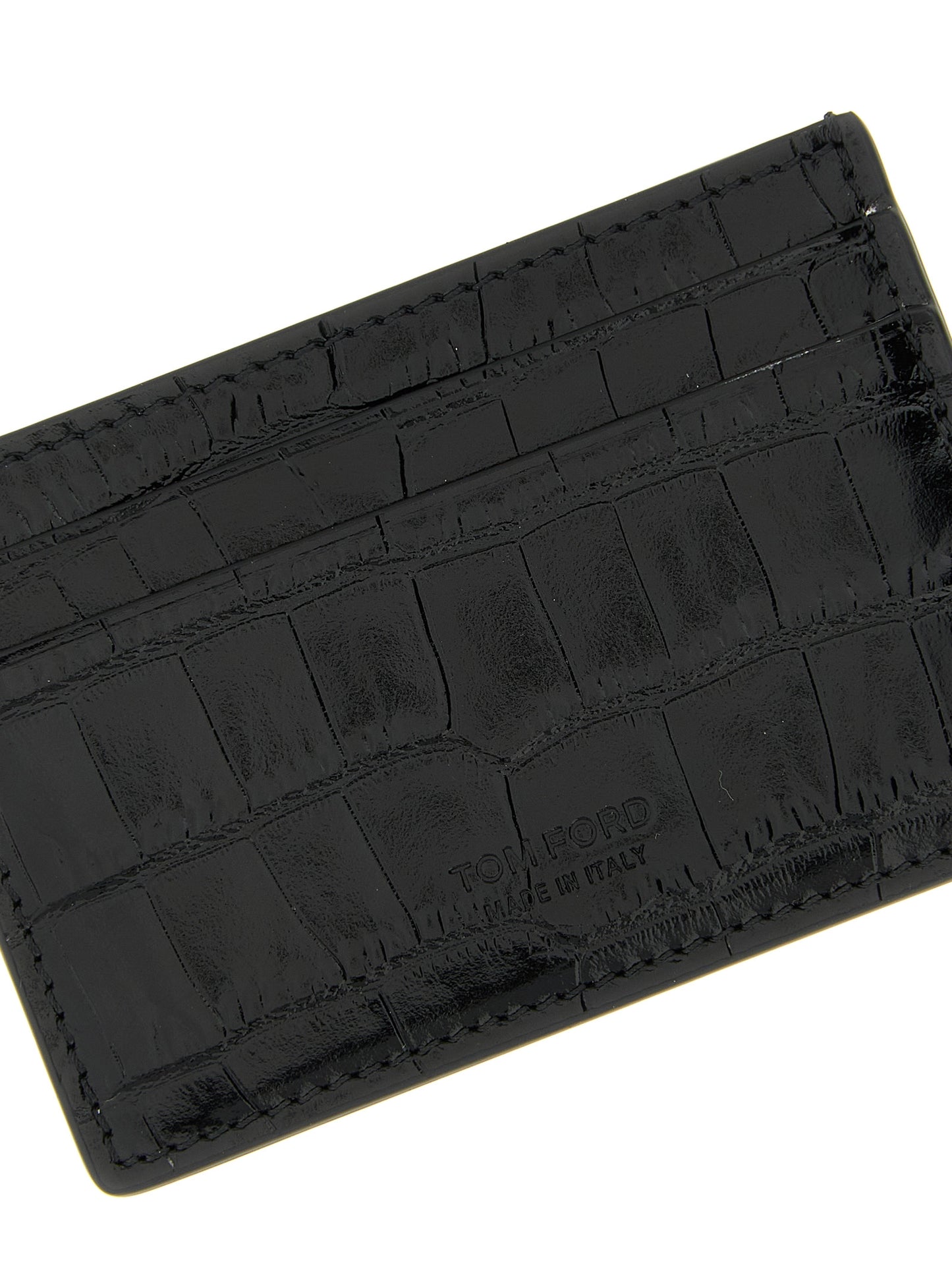 Tom Ford Black Calfskin Cardholder Curated Luxury Accessories by Orvyn