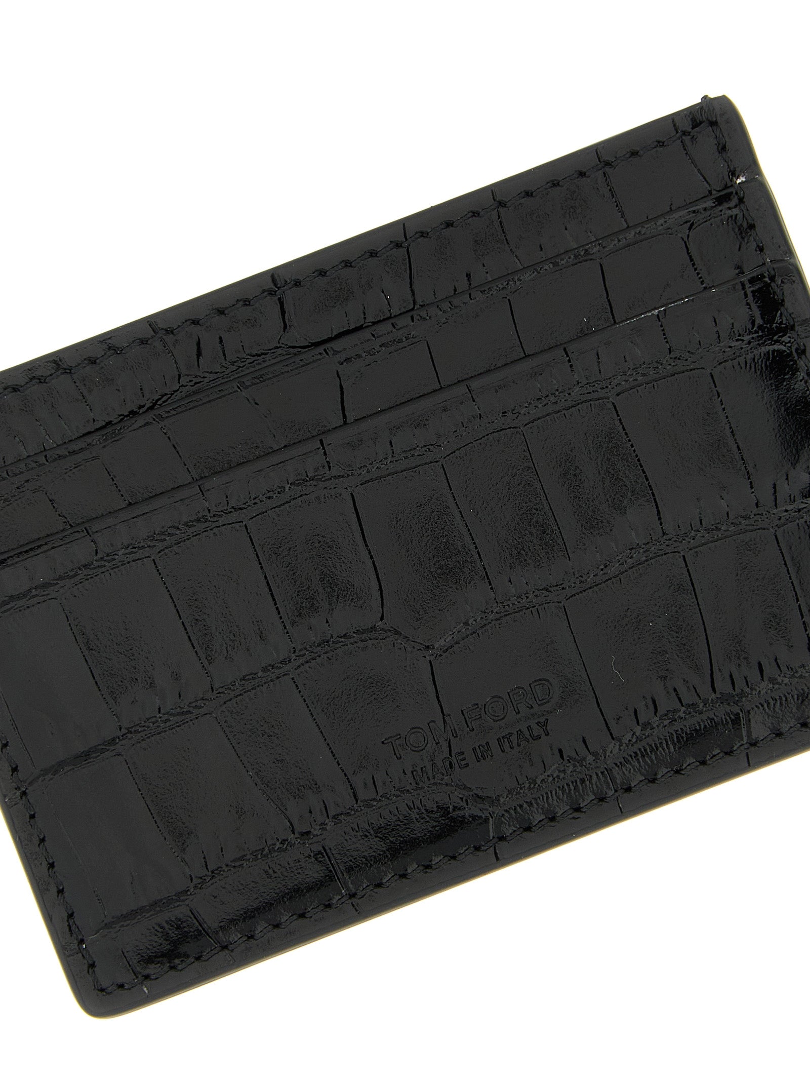 Tom Ford Black Calfskin Cardholder Curated Luxury Accessories by Orvyn