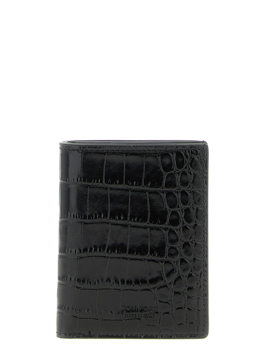 Tom Ford Black Card Holder Curated Luxury Accessories by Orvyn