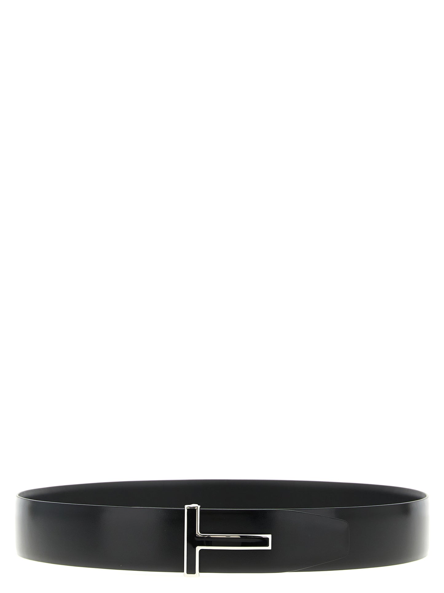 Tom Ford Black Calfskin Regular Belt Curated Luxury Accessories by Orvyn