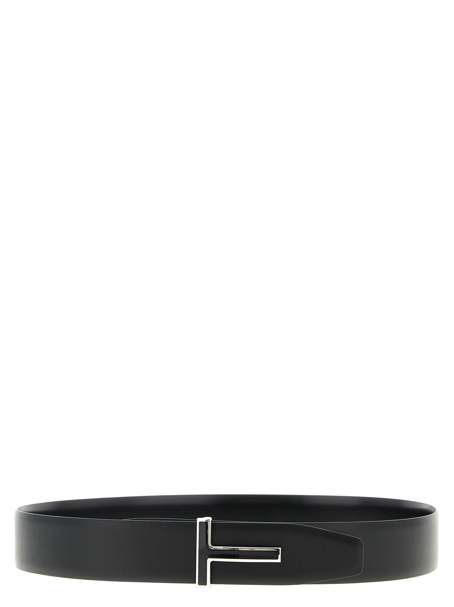 Tom Ford Black Calfskin Regular Belt Curated Luxury Accessories by Orvyn