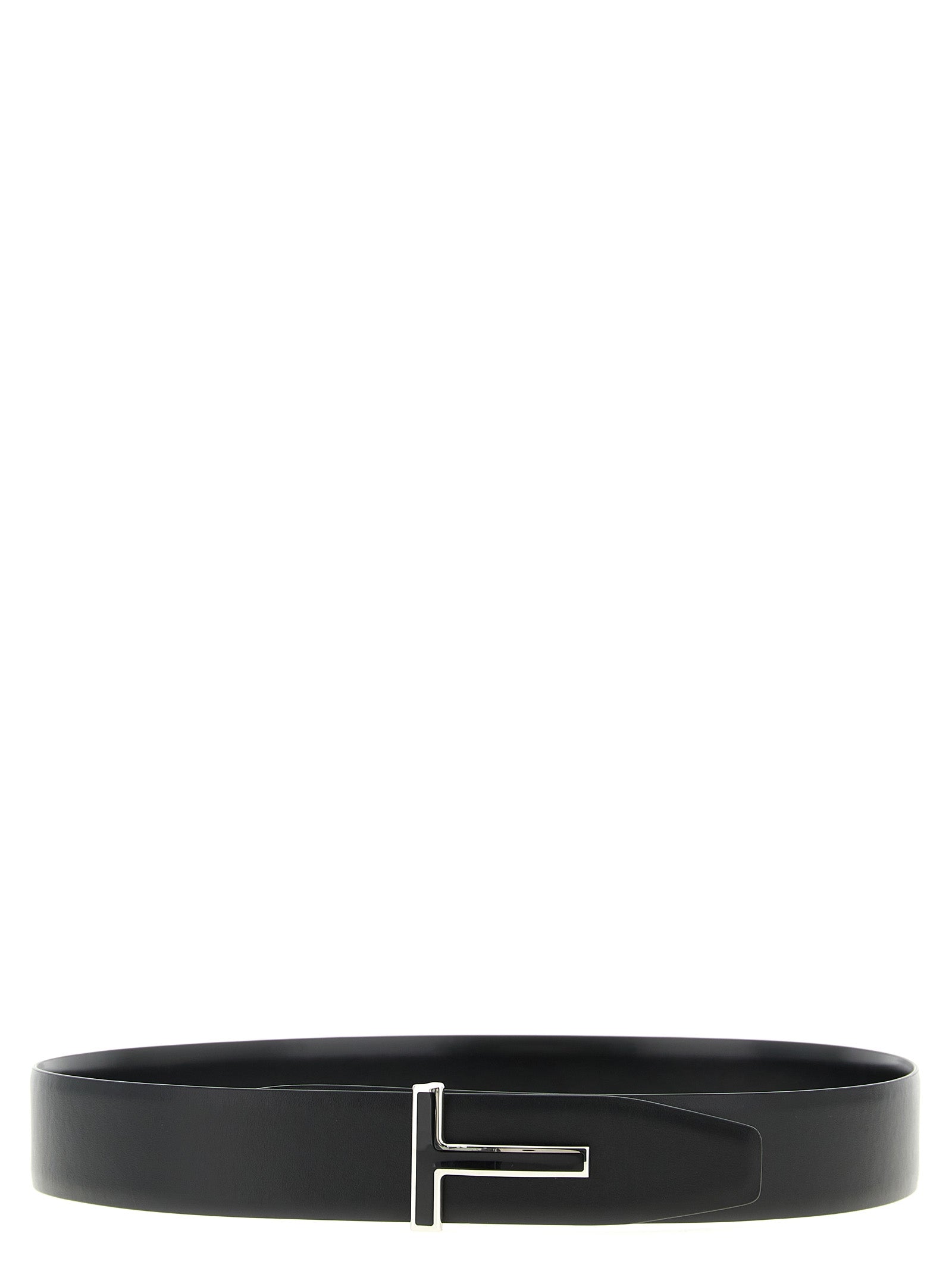 Tom Ford Black Calfskin Regular Belt Curated Luxury Accessories by Orvyn
