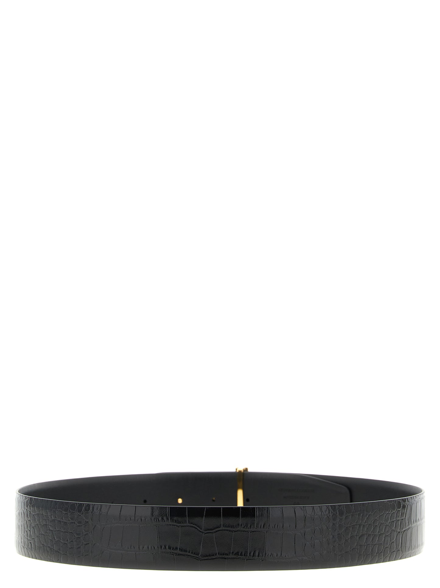 Tom Ford Black Calfskin Regular Belt Curated Luxury Accessories by Orvyn