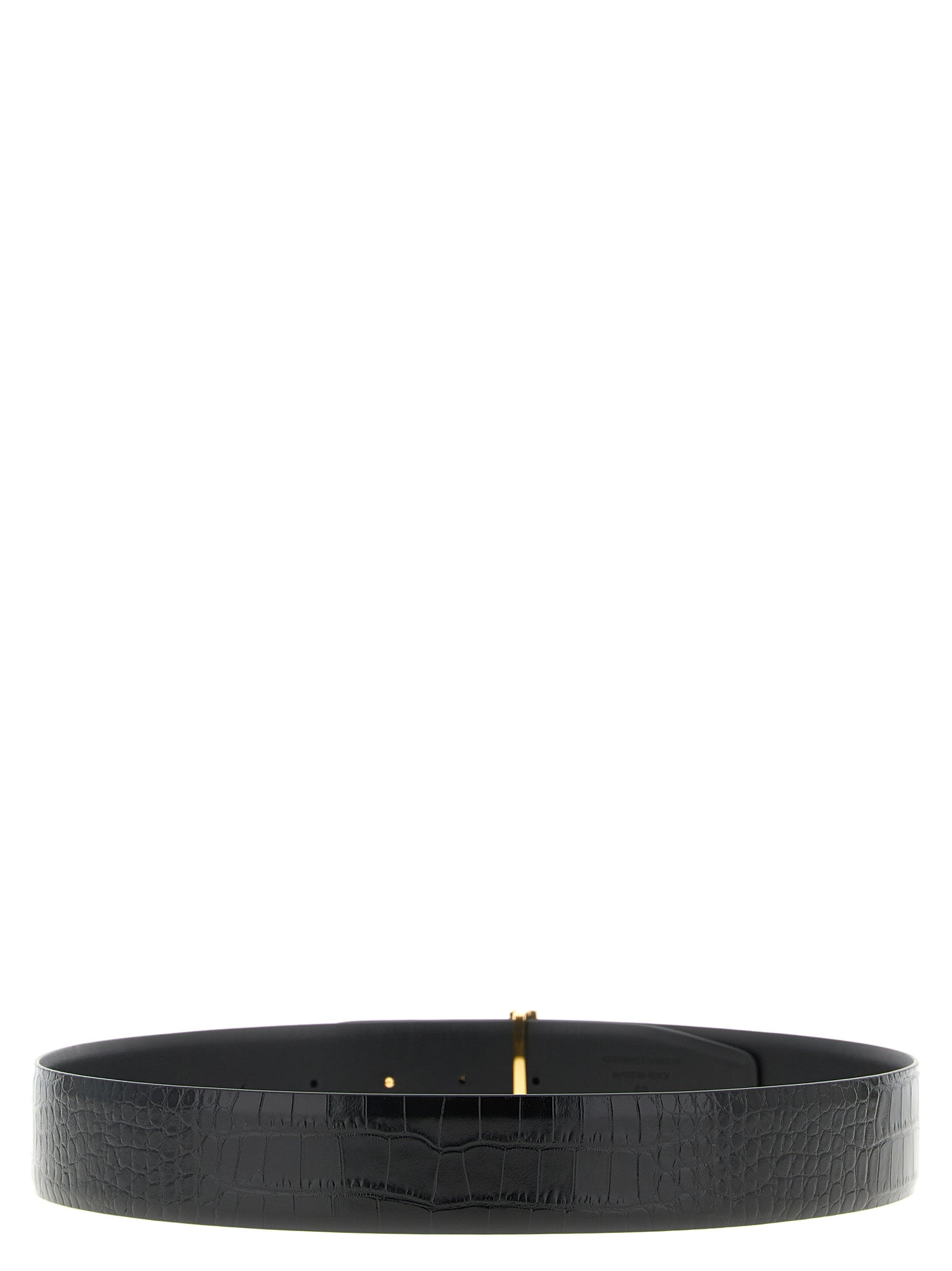 Tom Ford Black Calfskin Regular Belt Curated Luxury Accessories by Orvyn