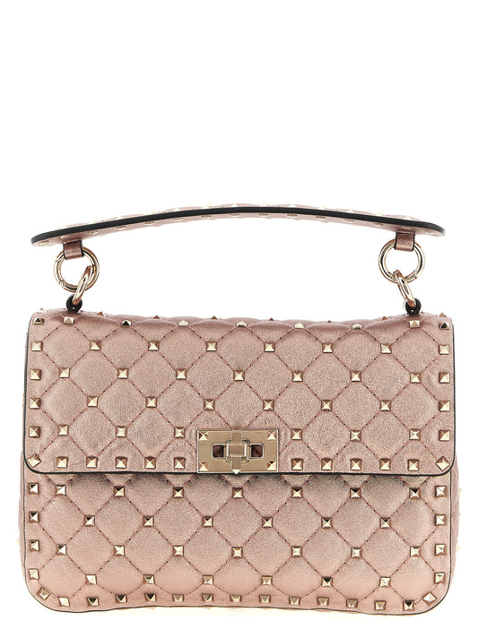 Valentino Garavani Multicolor 'Rockstud Spike' Shoulder Bag Curated Luxury Accessories by Orvyn
