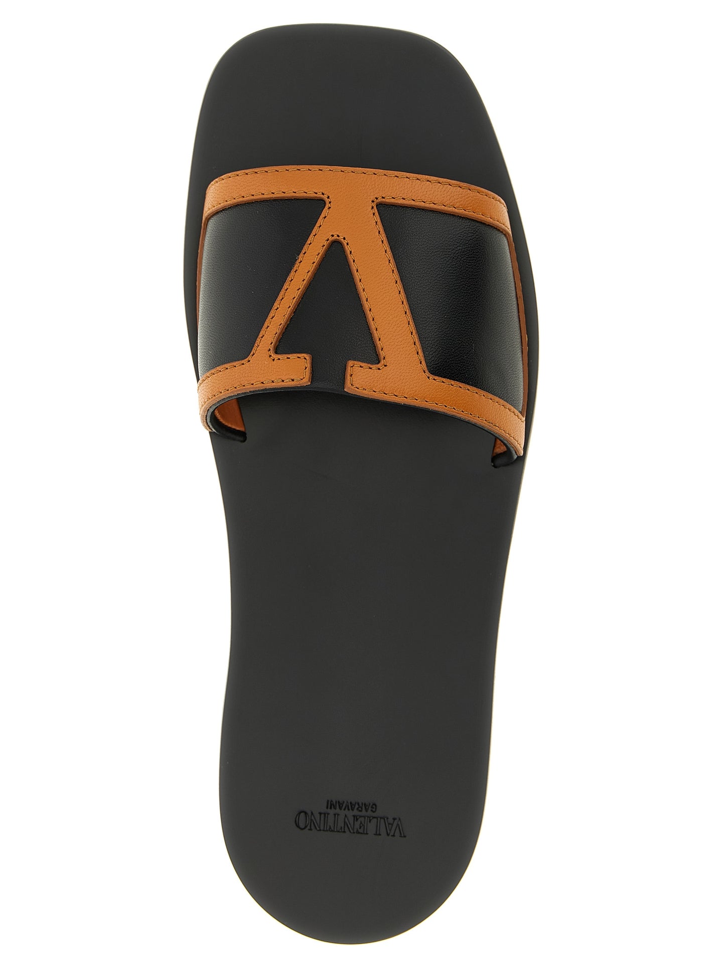 Valentino Garavani Brown 'Viva Superstar' Slides Curated Luxury Accessories by Orvyn