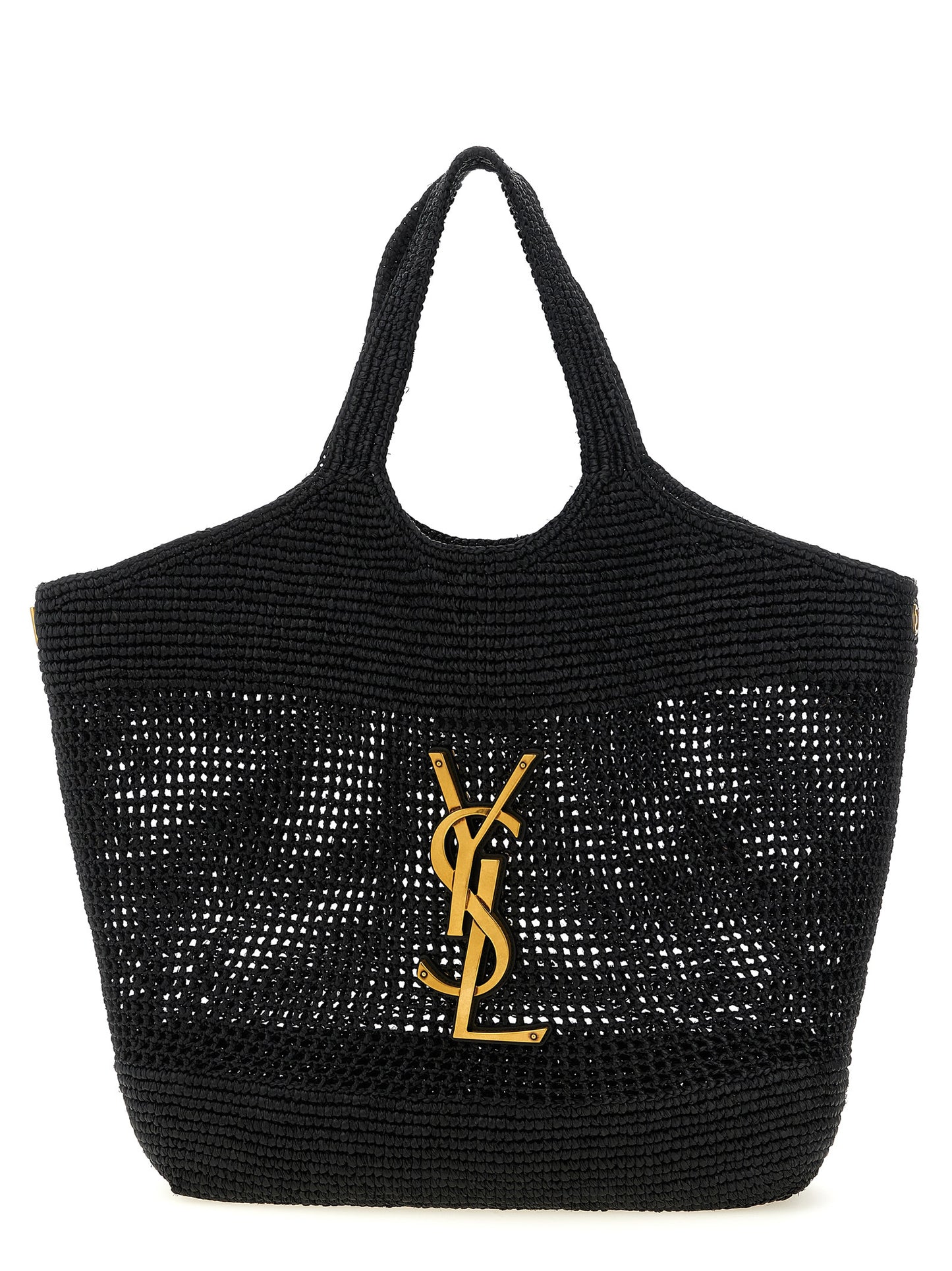 Saint Laurent Black 'Icare' Oversized Tote Bag Curated Luxury Accessories by Orvyn