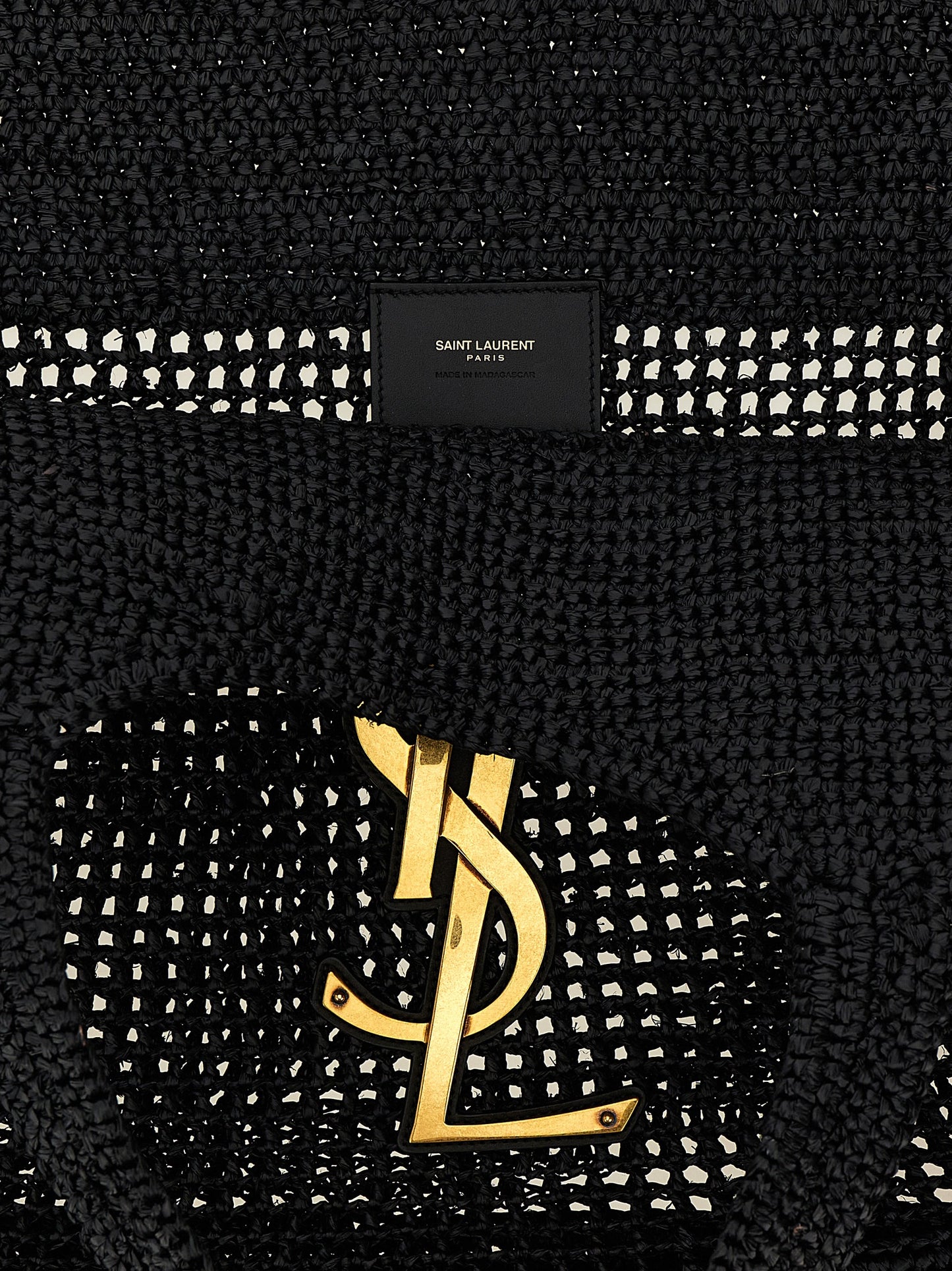 Saint Laurent Black 'Icare' Oversized Tote Bag Curated Luxury Accessories by Orvyn