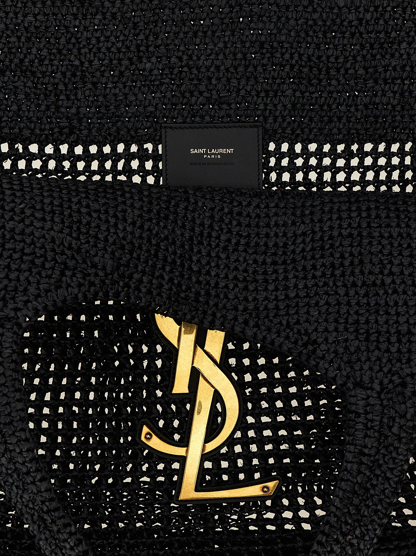 Saint Laurent Black 'Icare' Oversized Tote Bag Curated Luxury Accessories by Orvyn