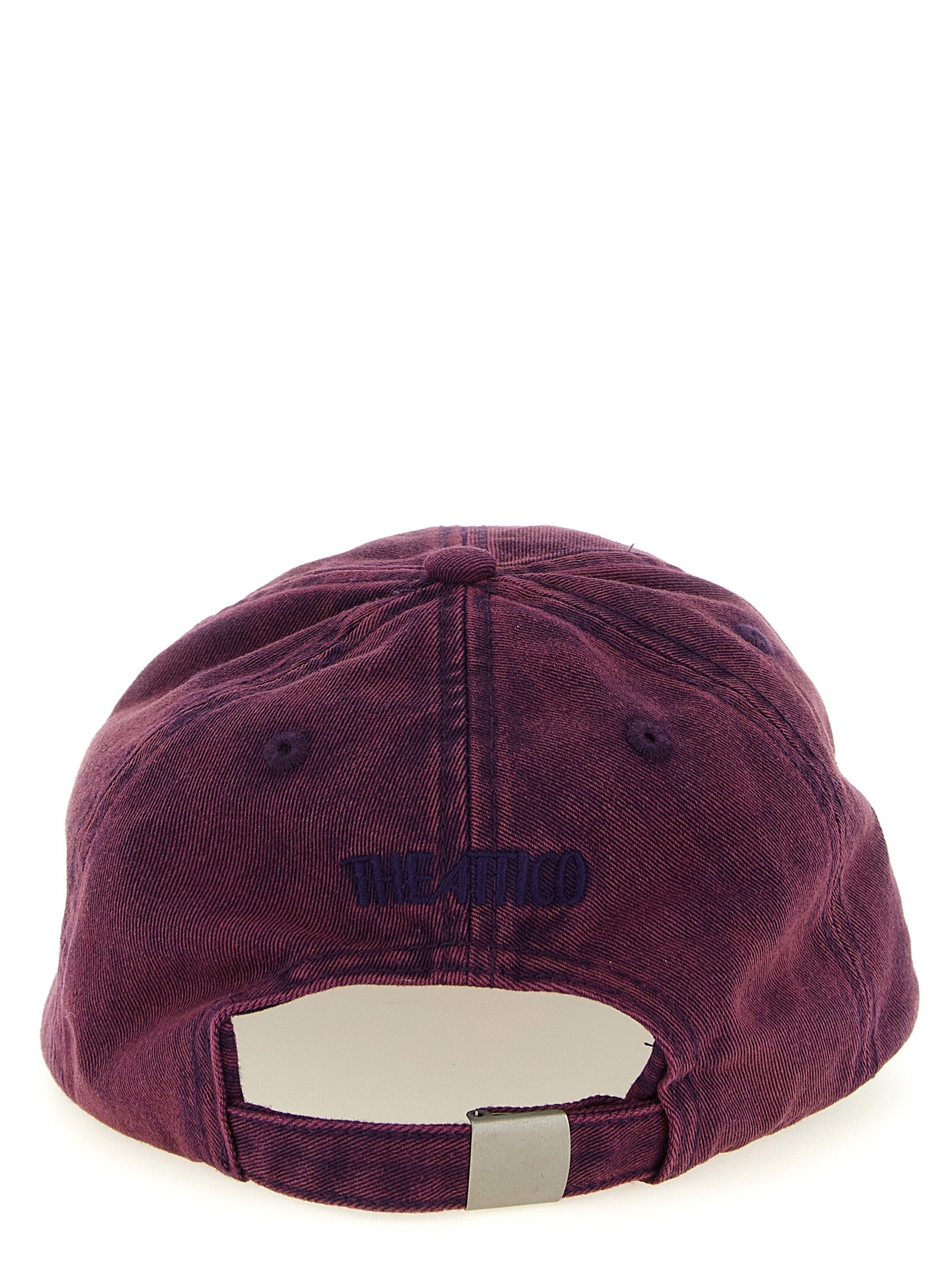 The Attico Purple Cotton Cap (Baseball Hat) Curated Luxury Accessories by Orvyn