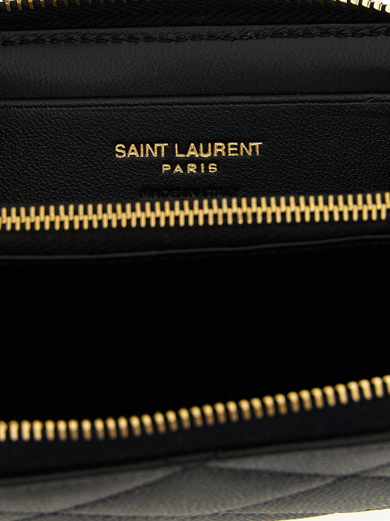 Saint Laurent Black 'Cassandre Bijoux' Cardholder Curated Luxury Accessories by Orvyn