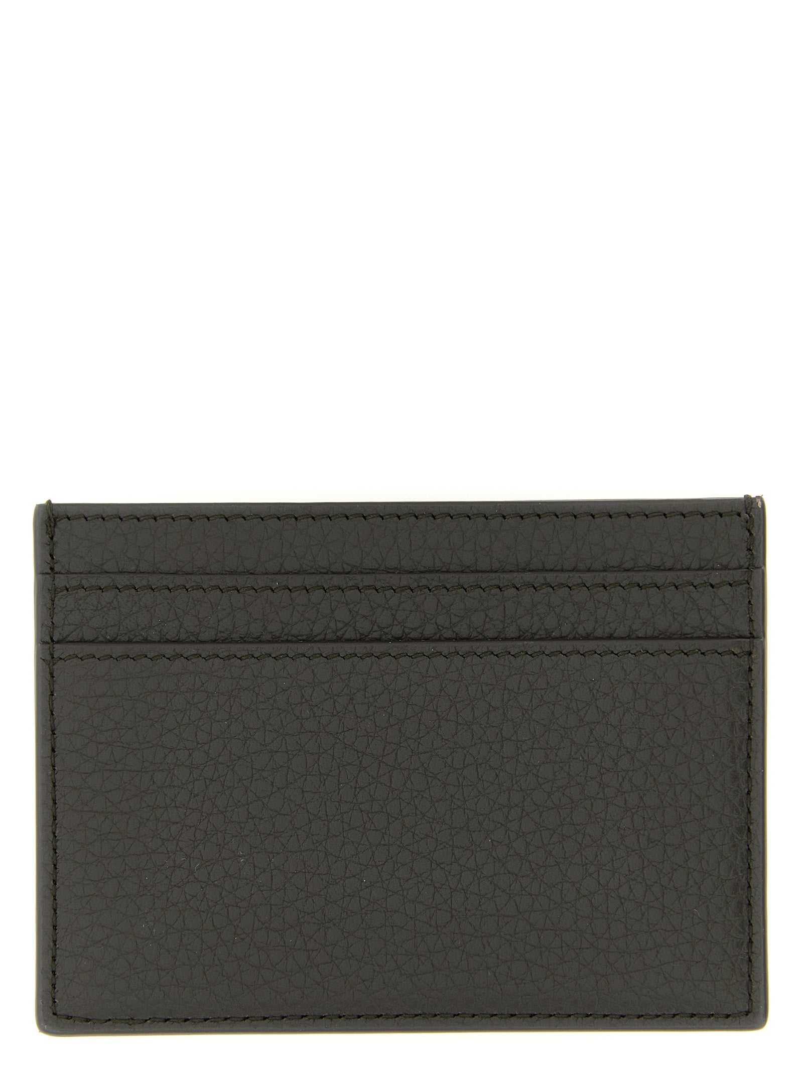 Saint Laurent Brown 'Tiny Cassandre' Card Holder Curated Luxury Accessories by Orvyn