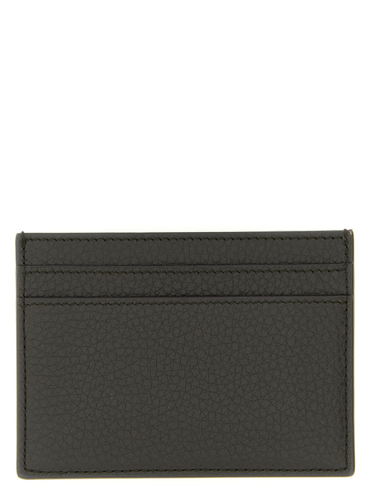 Saint Laurent Brown 'Tiny Cassandre' Card Holder Curated Luxury Accessories by Orvyn