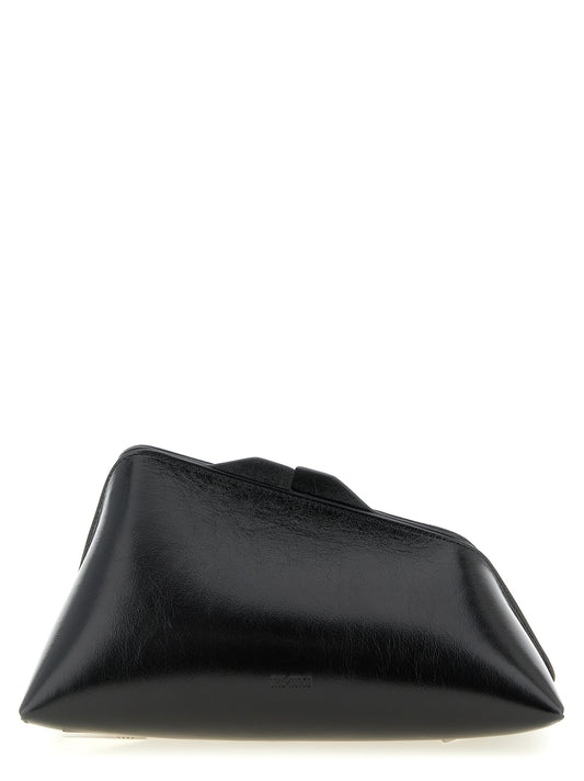 The Attico Black 'S Oversized' Oversized Clutch Curated Luxury Accessories by Orvyn