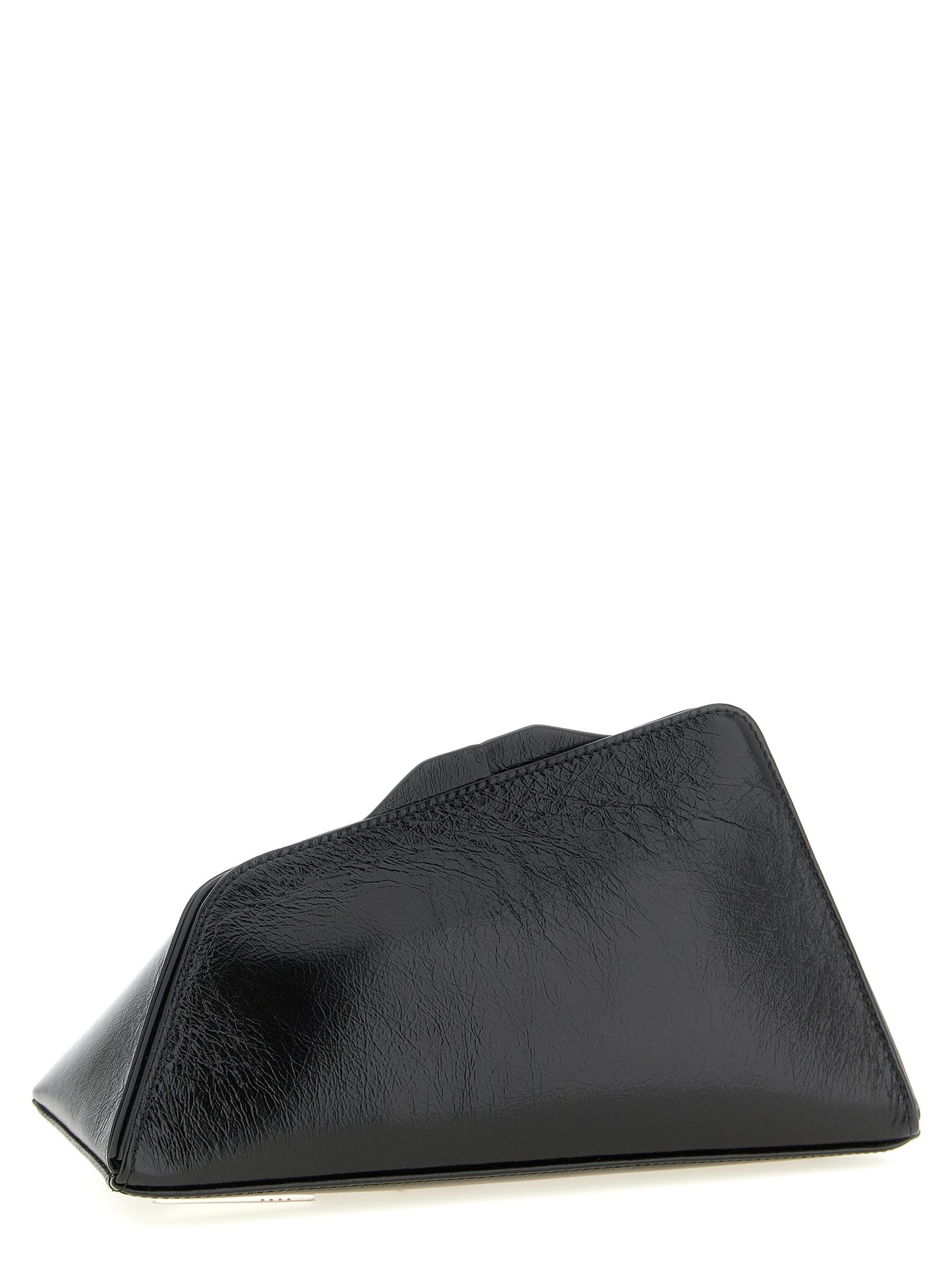 The Attico Black 'S Oversized' Oversized Clutch Curated Luxury Accessories by Orvyn