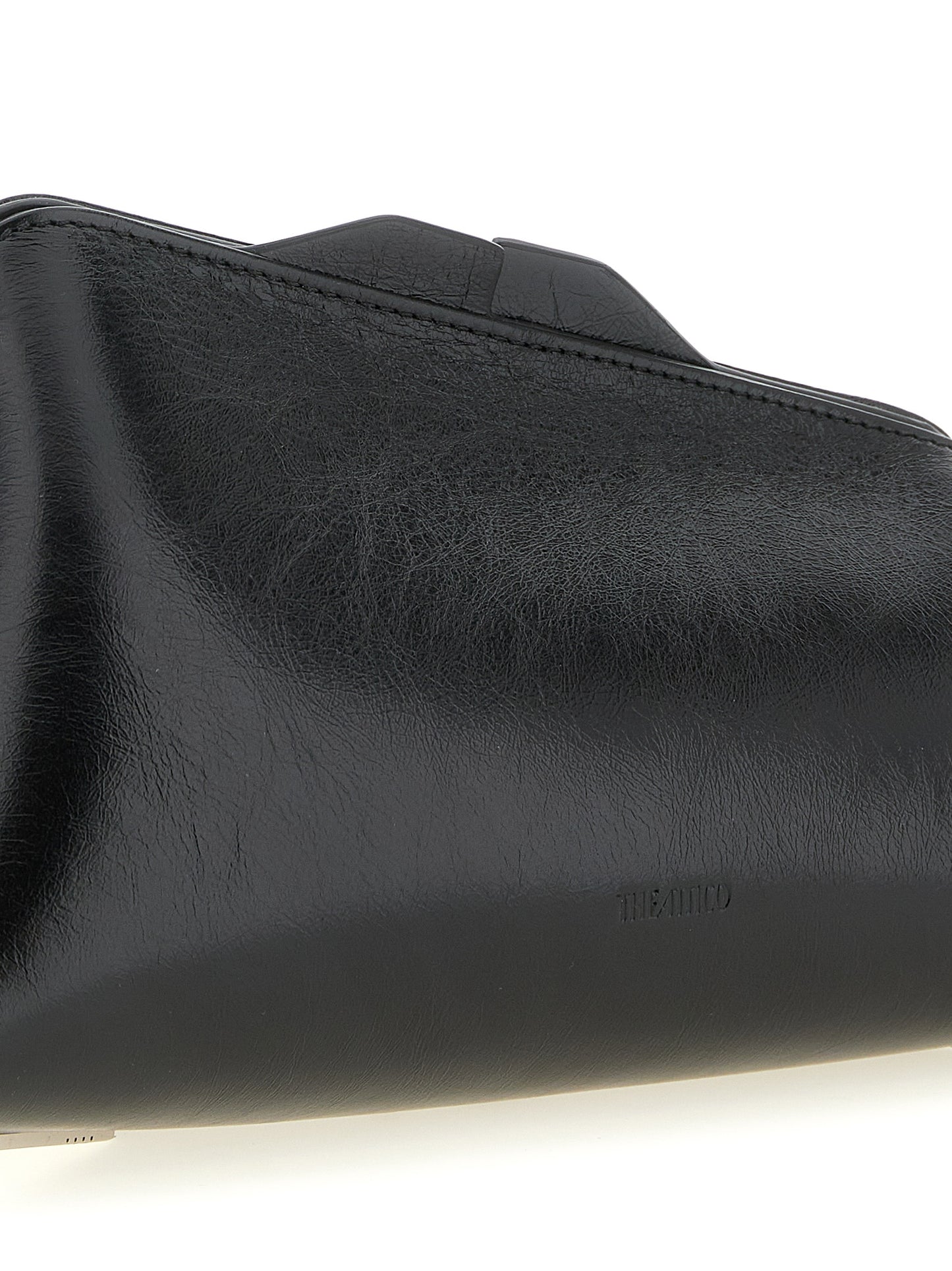 The Attico Black 'S Oversized' Oversized Clutch Curated Luxury Accessories by Orvyn