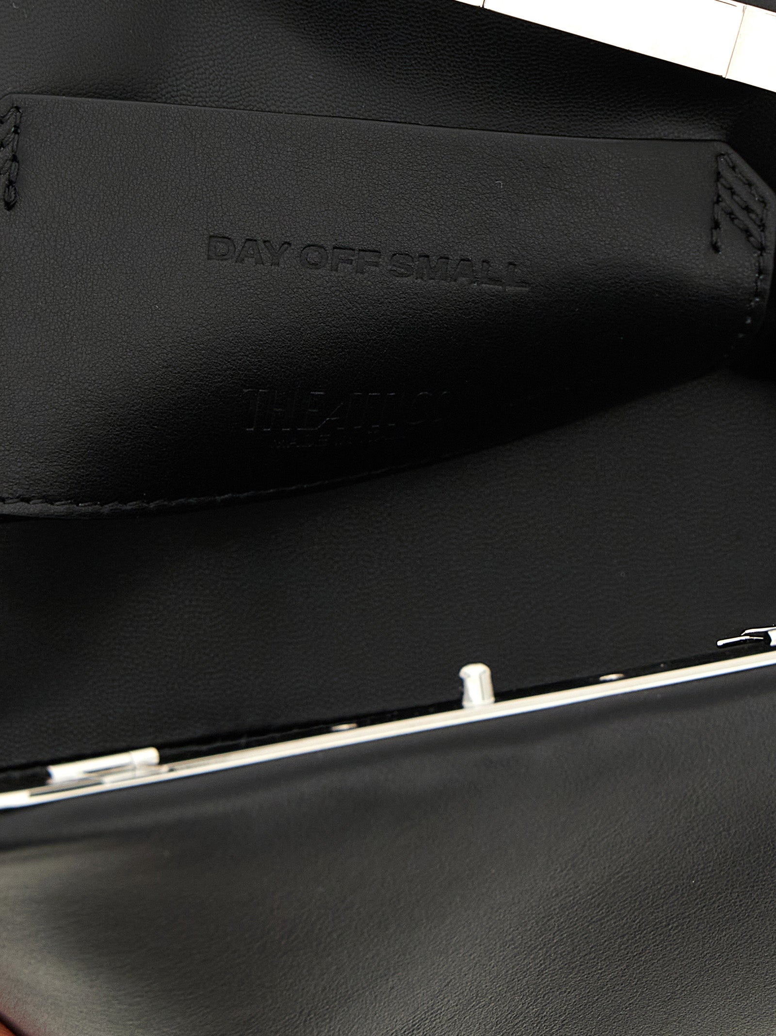 The Attico Black 'Day Off Small' Small Clutch Curated Luxury Accessories by Orvyn