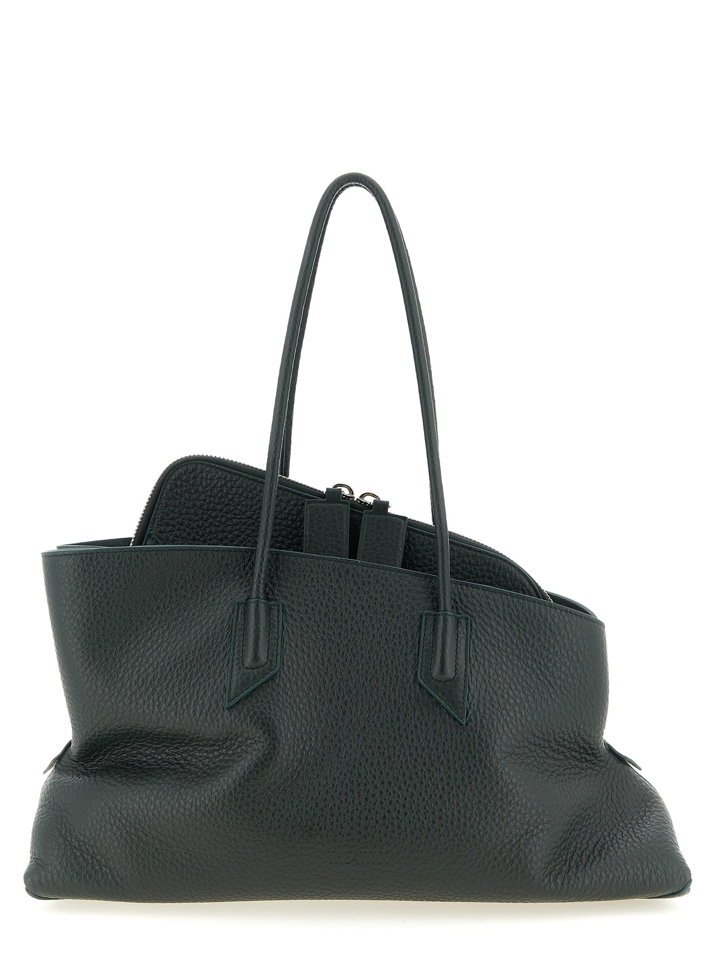 The Attico Bicolor 'La Passeggiata Medium' Medium Shoulder Bag Curated Luxury Accessories by Orvyn