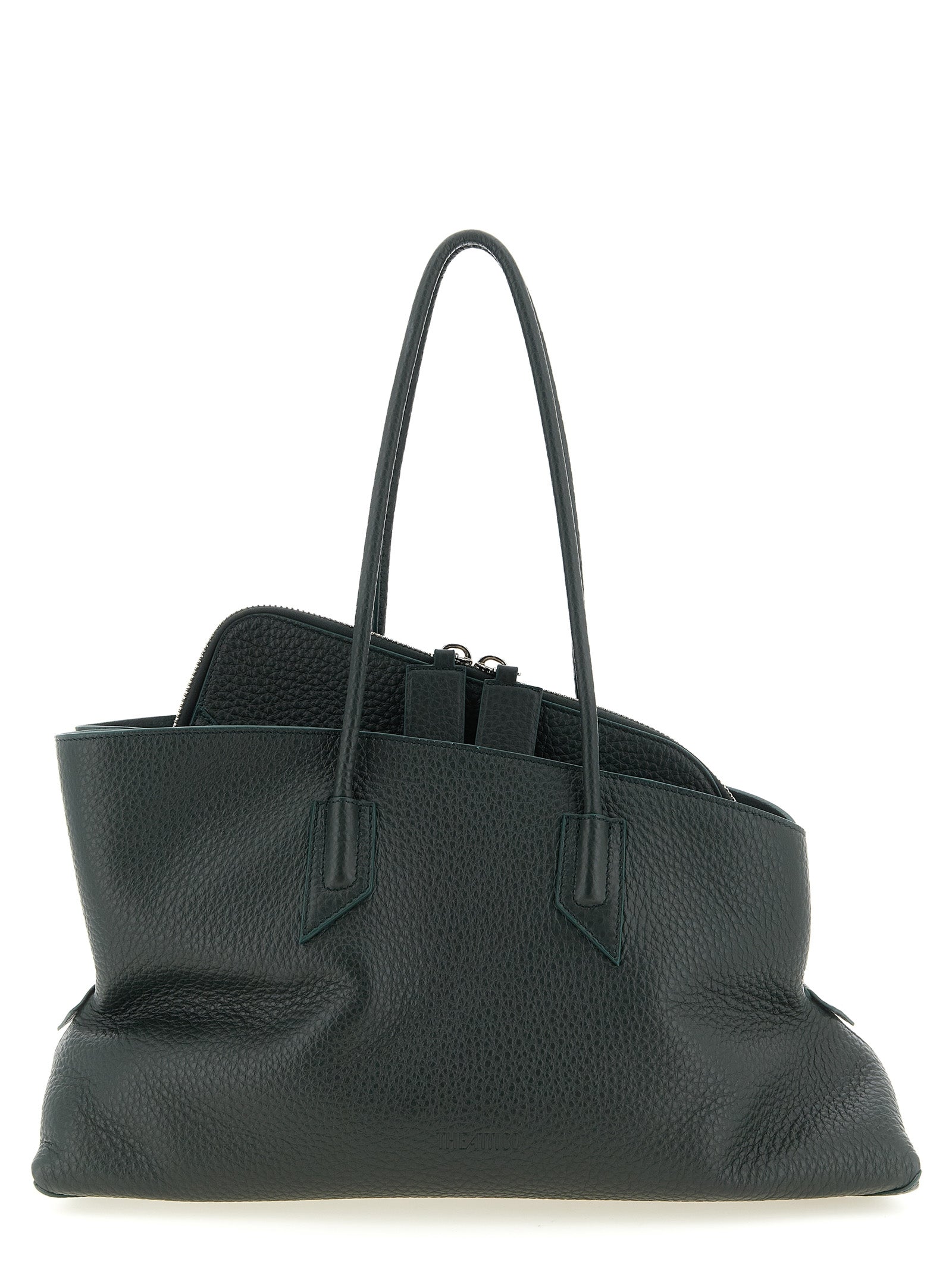 The Attico Bicolor 'La Passeggiata Medium' Medium Shoulder Bag Curated Luxury Accessories by Orvyn