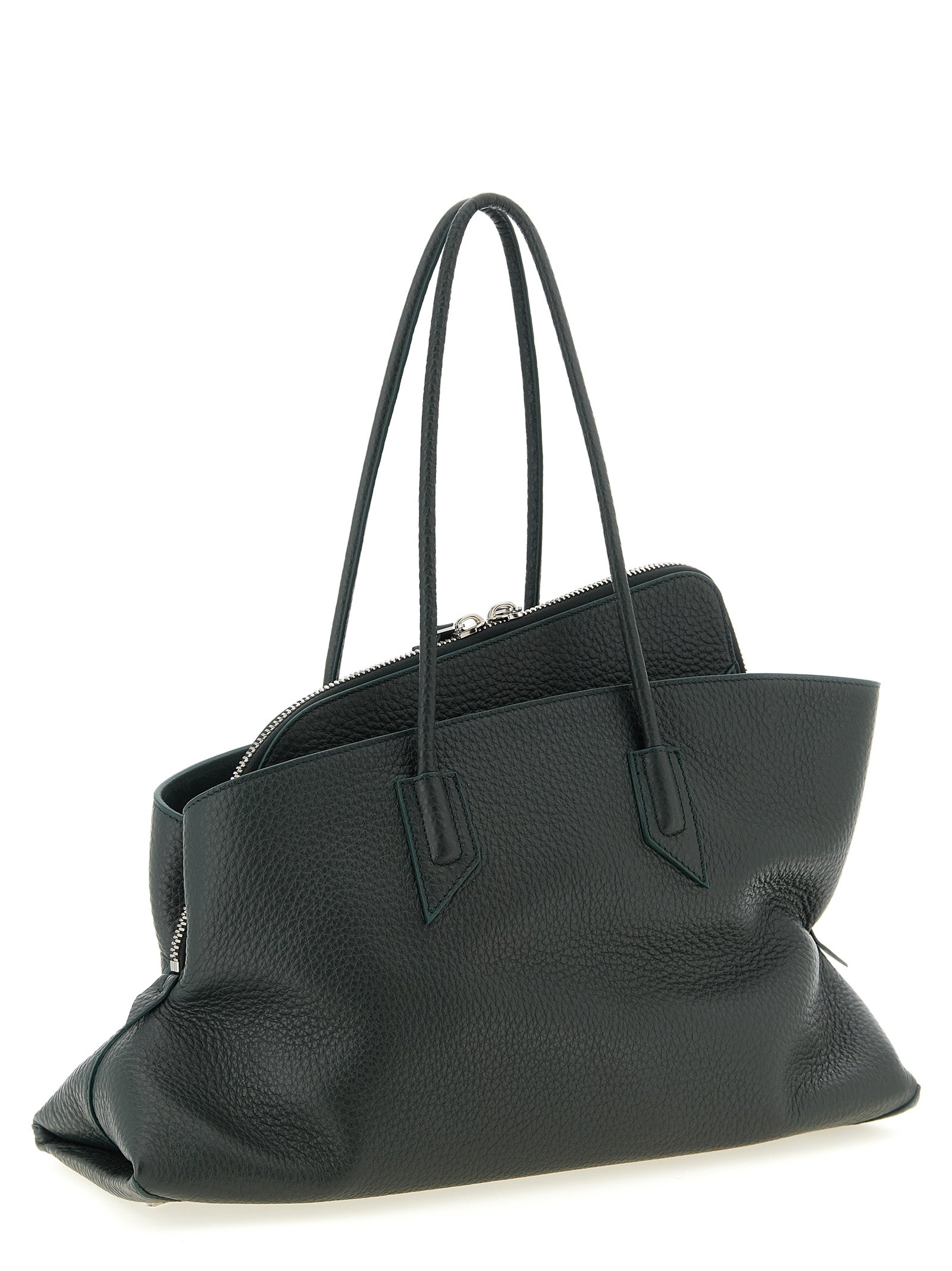 The Attico Bicolor 'La Passeggiata Medium' Medium Shoulder Bag Curated Luxury Accessories by Orvyn