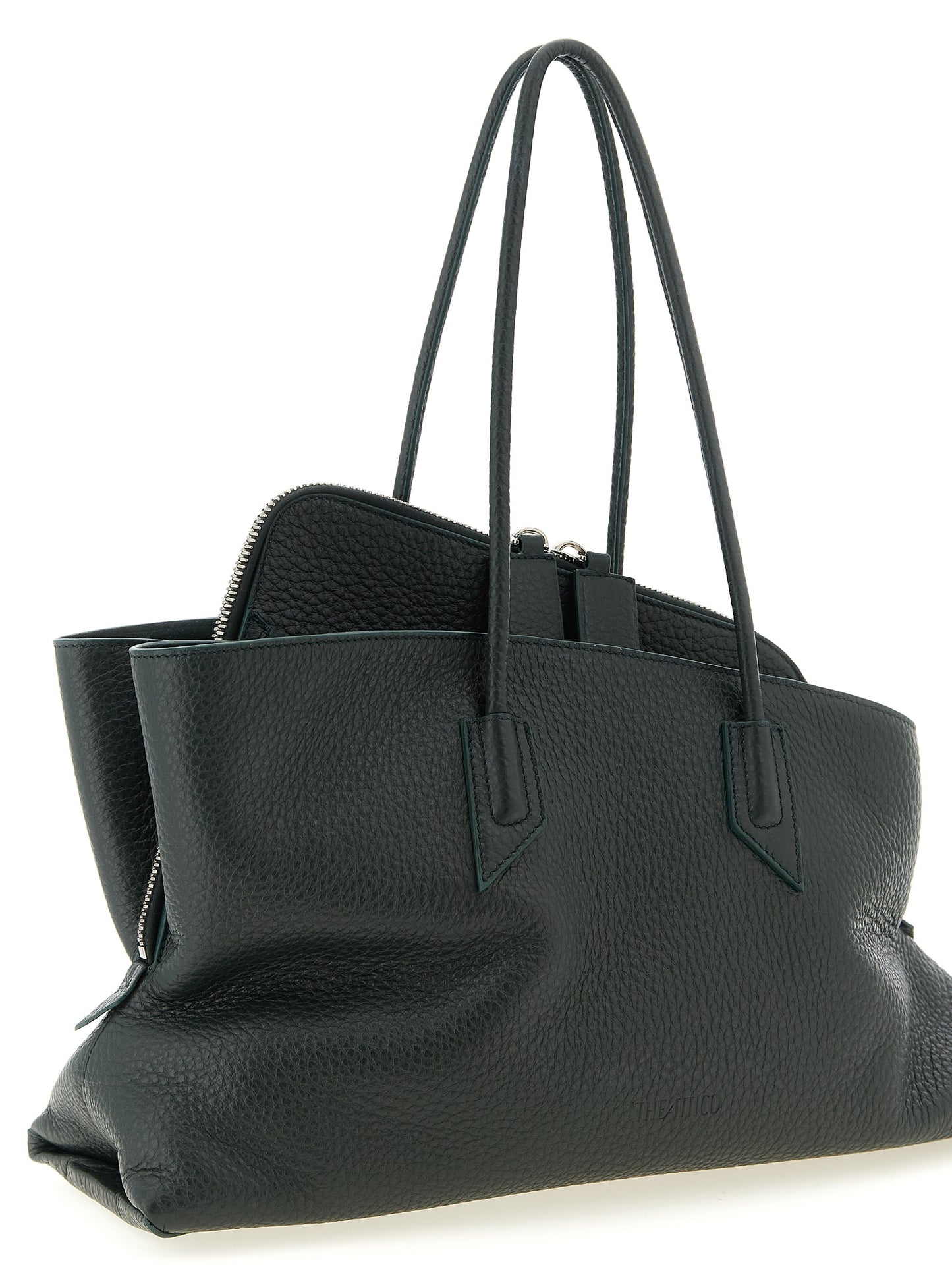 The Attico Bicolor 'La Passeggiata Medium' Medium Shoulder Bag Curated Luxury Accessories by Orvyn