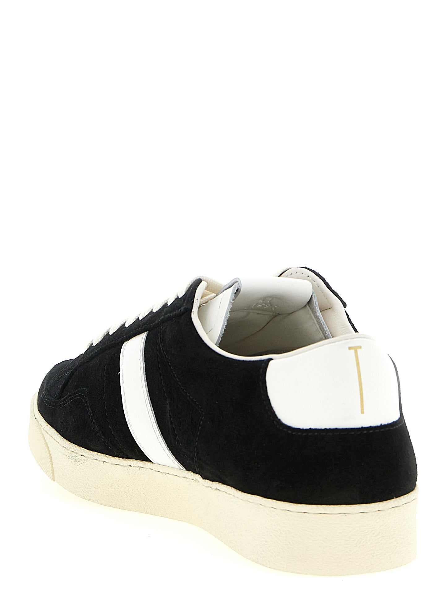 Tom Ford Bicolor Leather Low Top Sneakers Curated Luxury Accessories by Orvyn