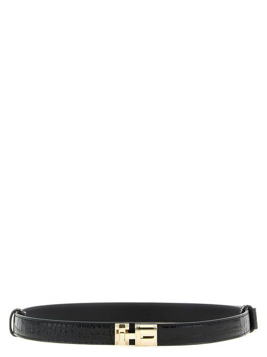 Tom Ford Black Calfskin Regular Belt Curated Luxury Accessories by Orvyn