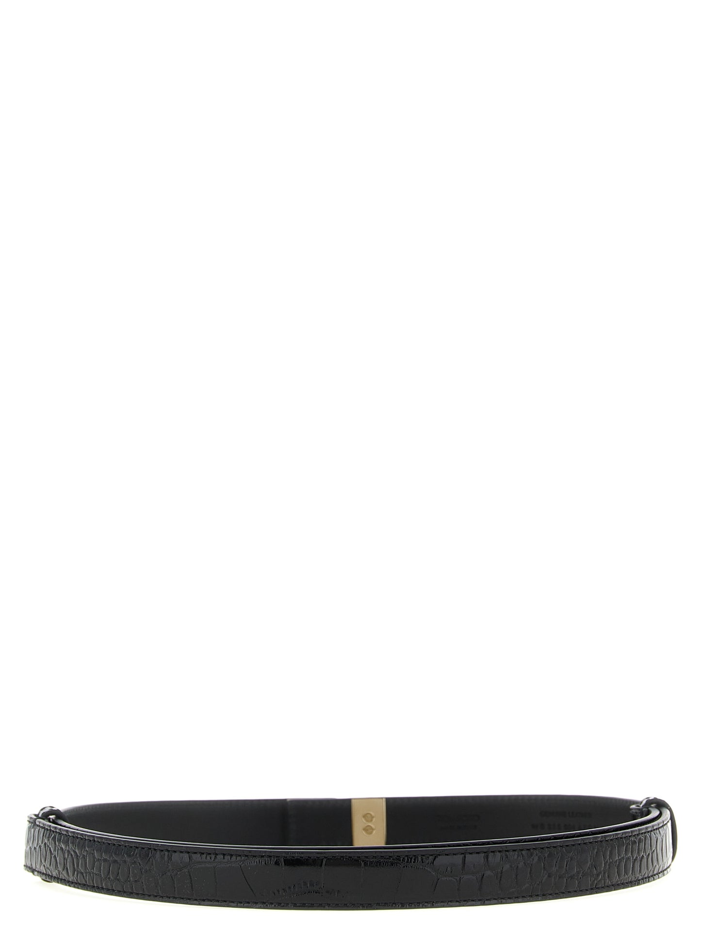Tom Ford Black Calfskin Regular Belt Curated Luxury Accessories by Orvyn