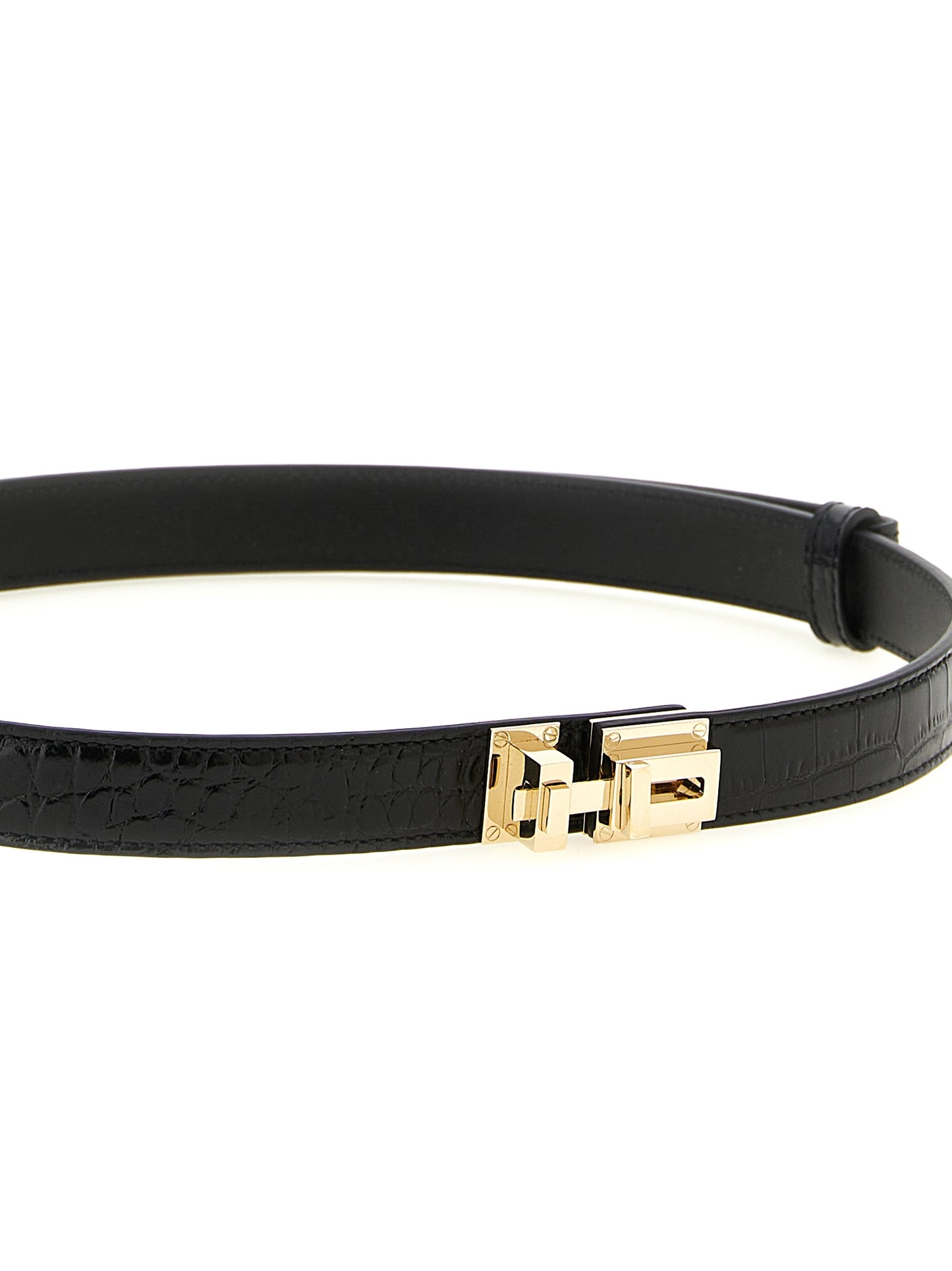 Tom Ford Black Calfskin Regular Belt Curated Luxury Accessories by Orvyn