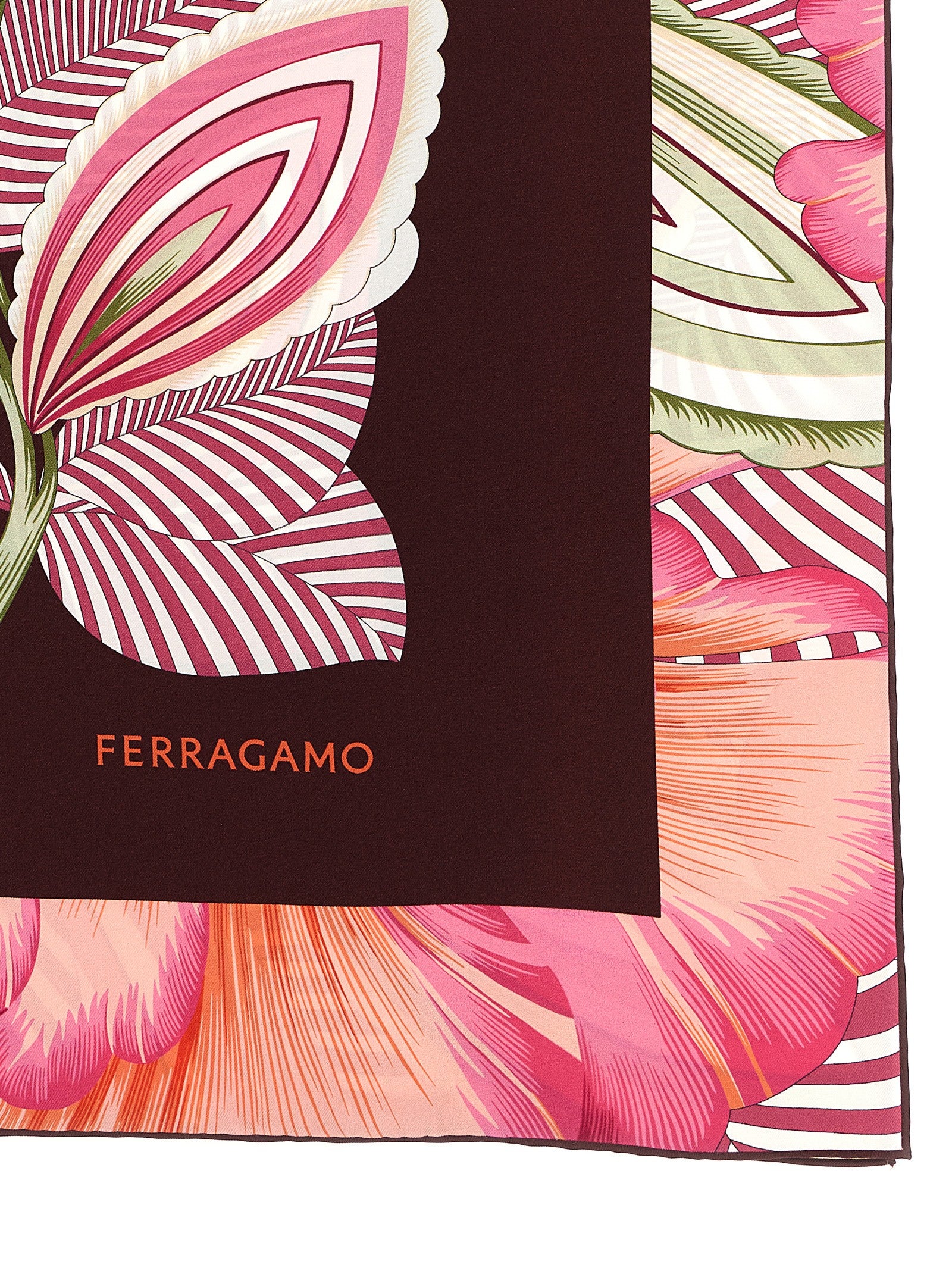 Ferragamo Multicolor 'Brezza' Scarf Curated Luxury Accessories by Orvyn