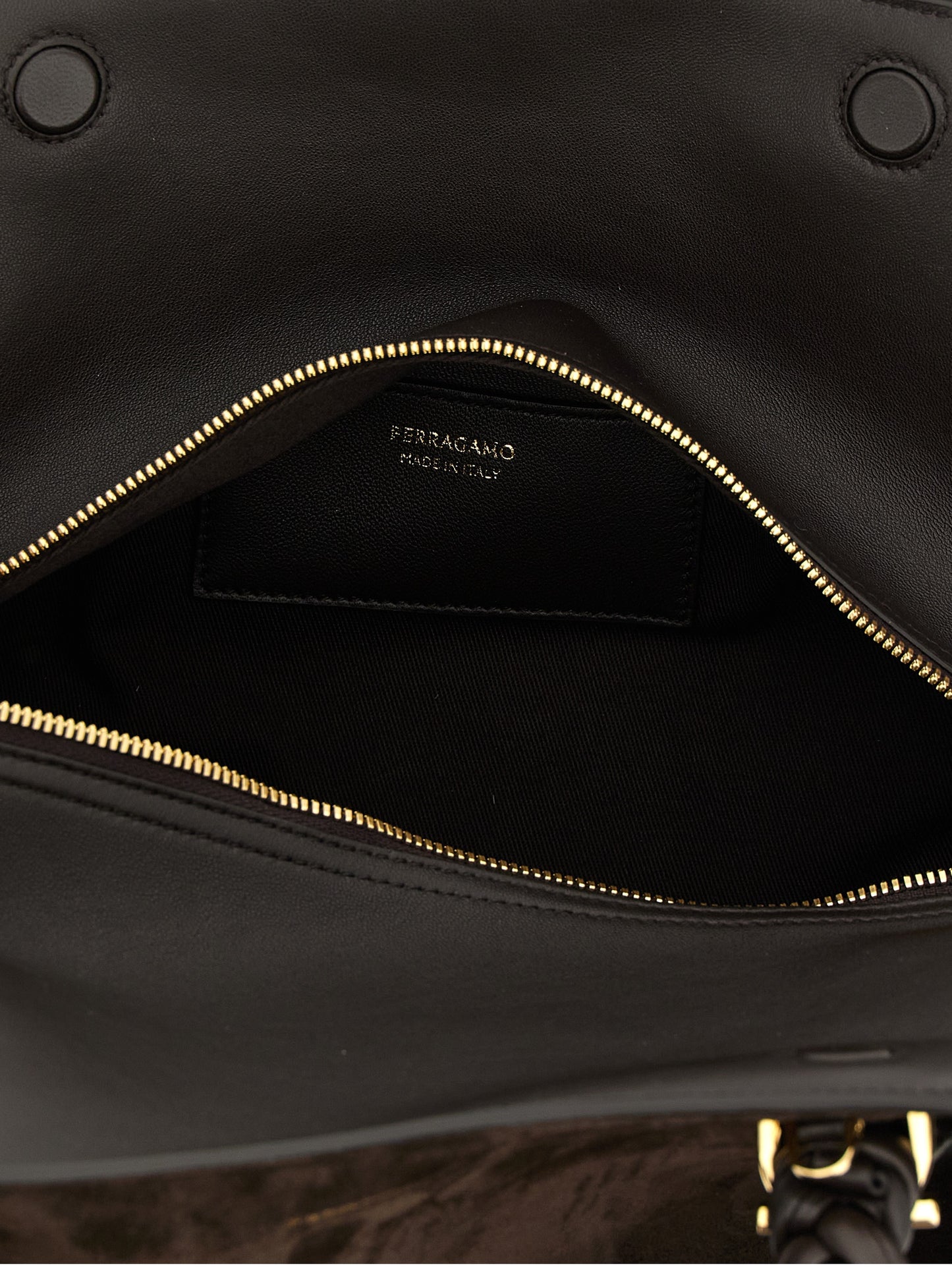 Ferragamo Brown Ultimate Blend Of Luxury And Elegance Handbag Curated Luxury Accessories by Orvyn
