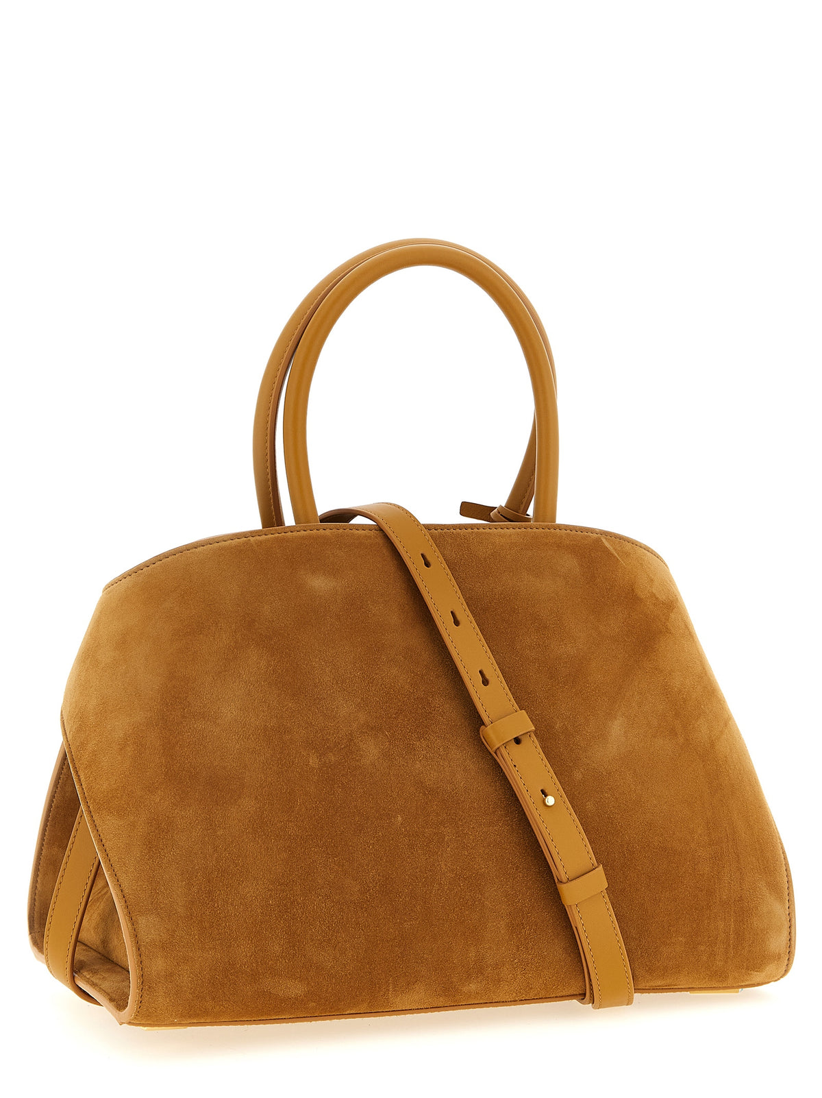 Ferragamo Beige 'Gancini' Handbag